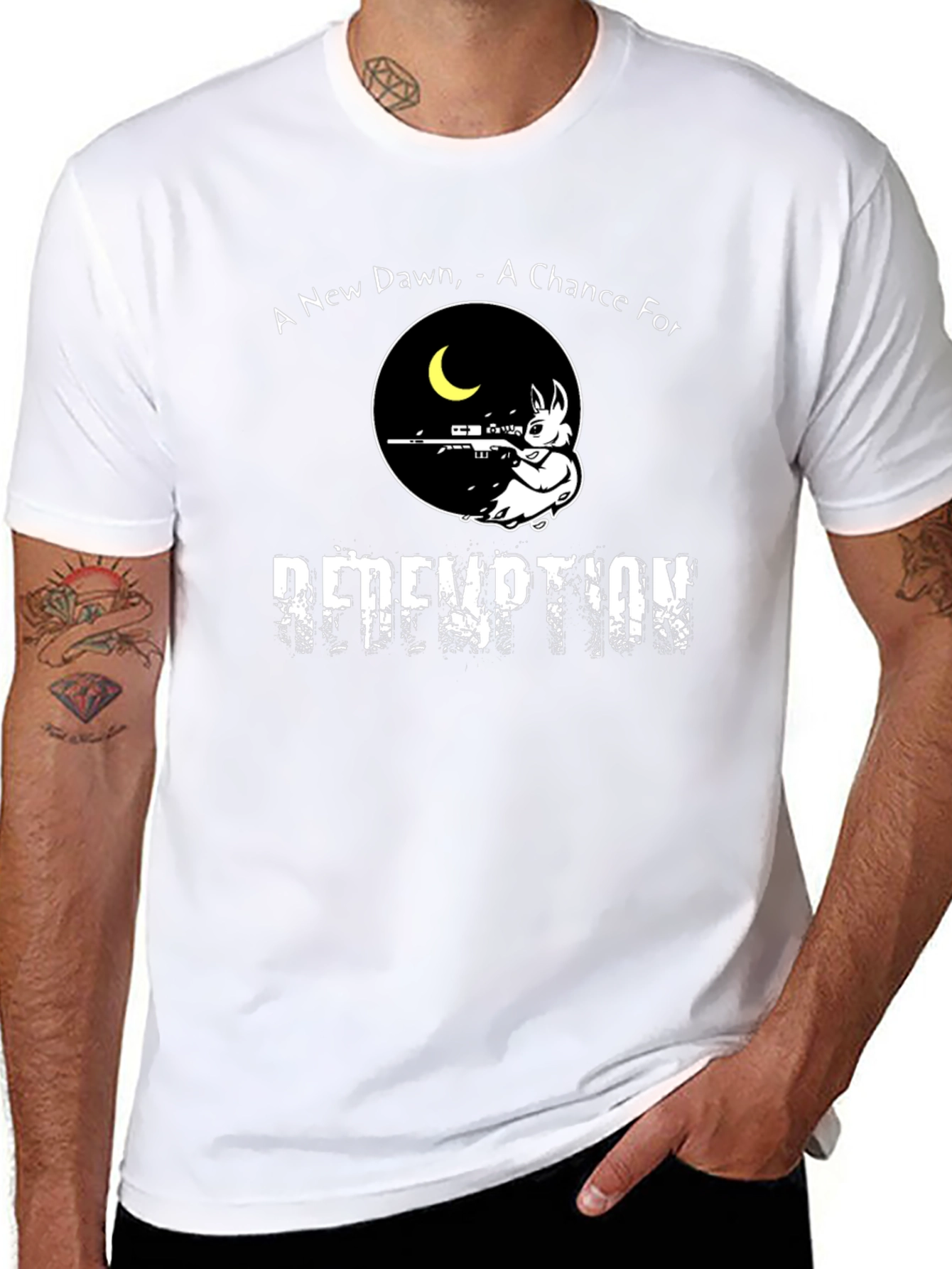Redemption T-Shirt: Bunny Sniper Design