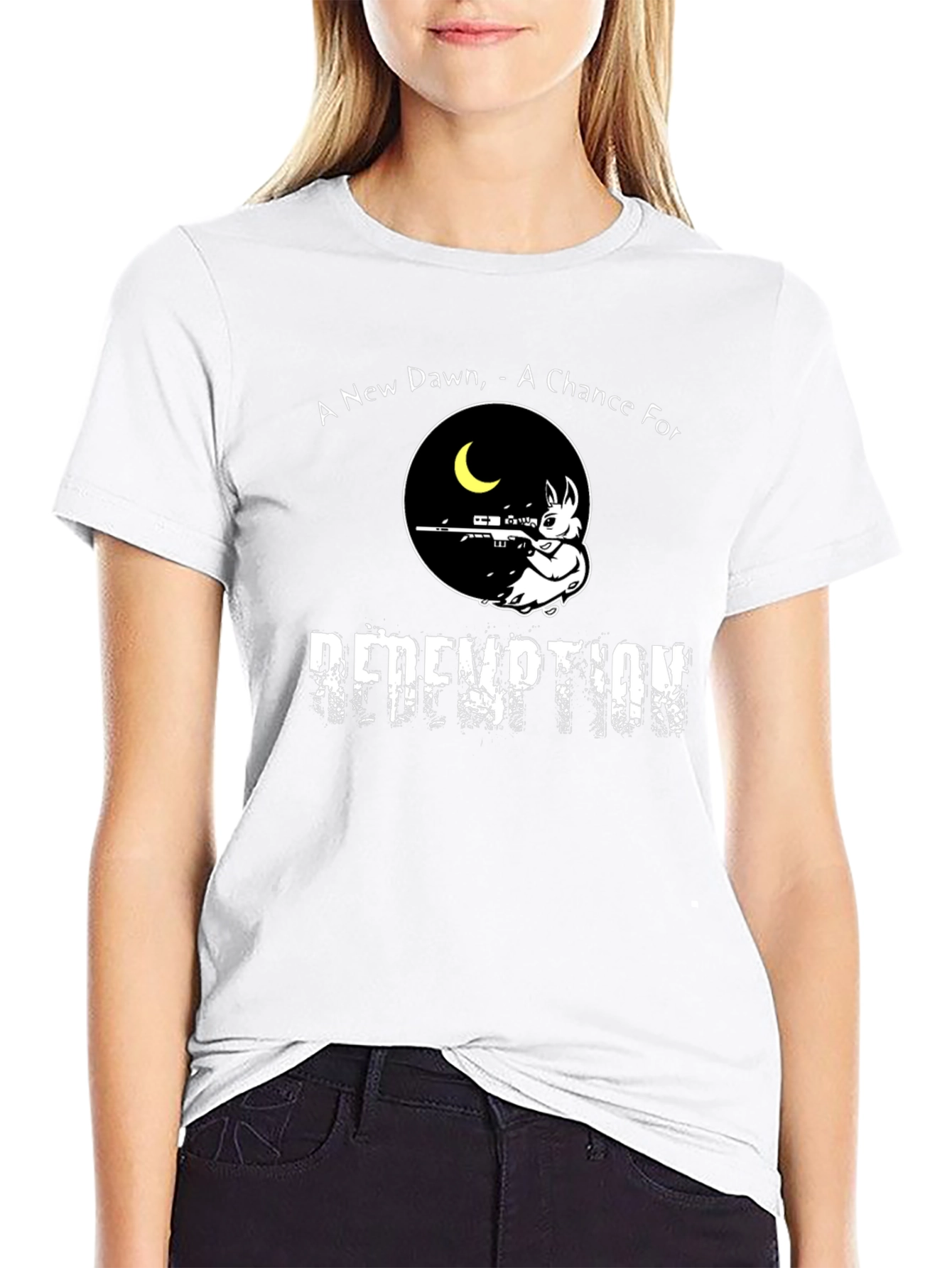 Redemption T-Shirt: Bunny Sniper Design
