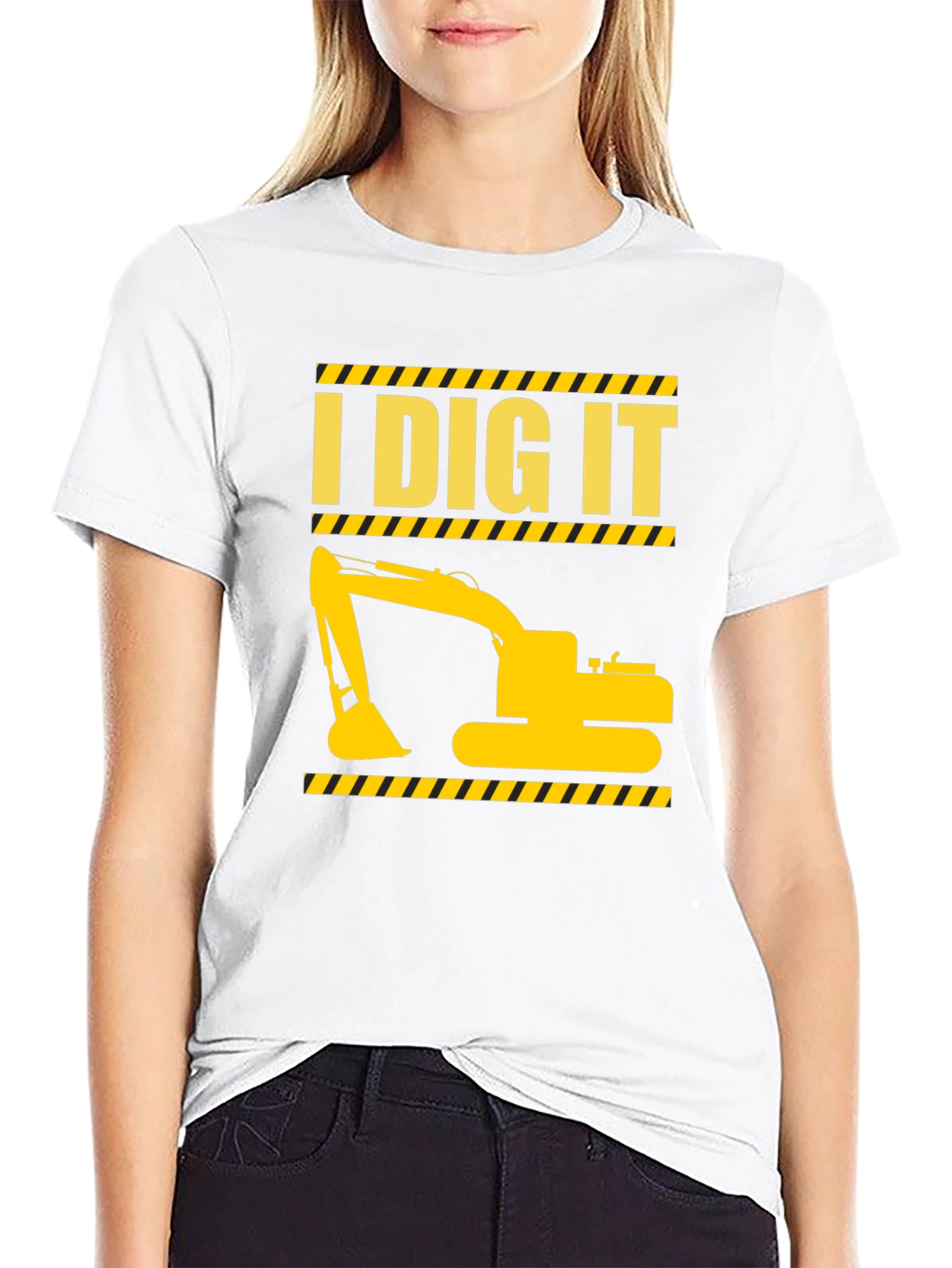 I Dig It Excavator Graphic T-Shirt