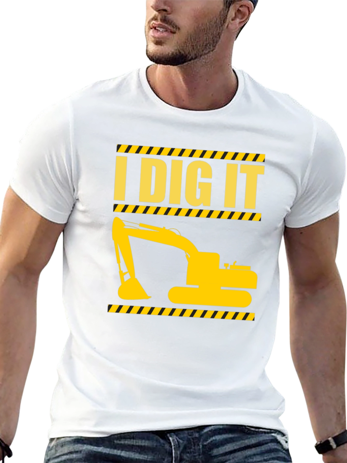I Dig It Excavator Graphic T-Shirt