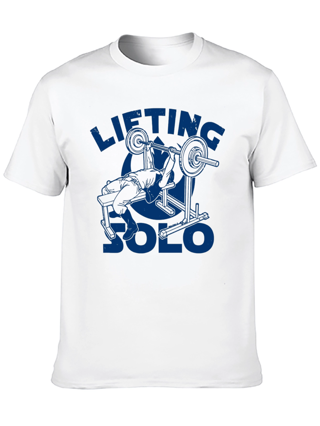 Lifting Solo Black T-Shirt Gym Workout