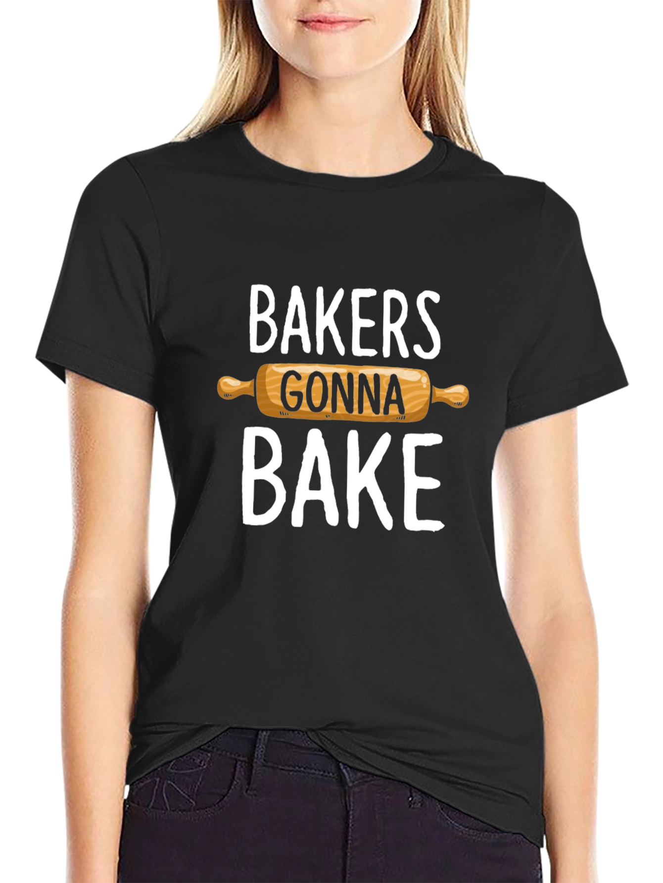 Bakers Gonna Bake Graphic T-Shirt - Black