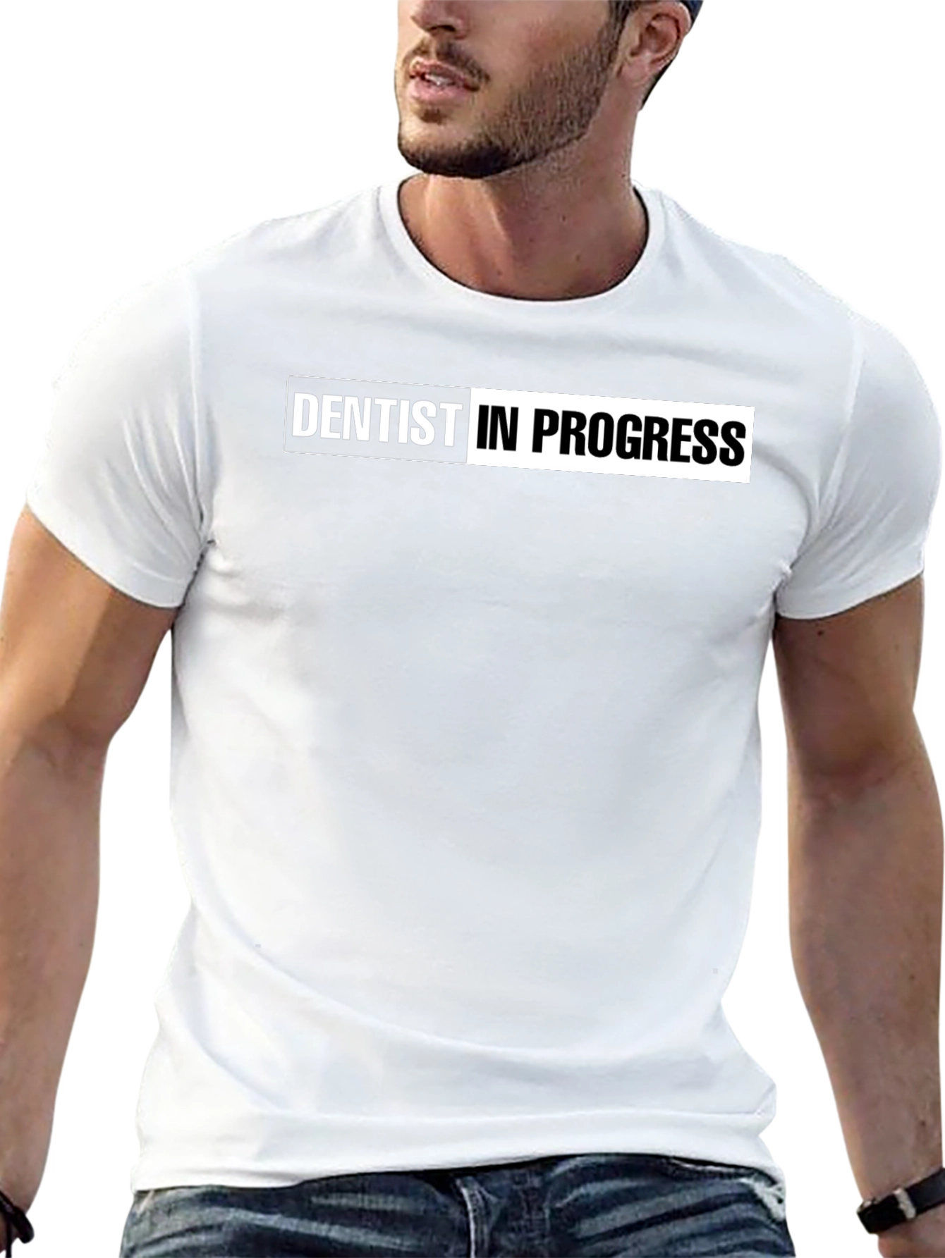 Dentist In Progress Black T-Shirt - Future Dentist Apparel