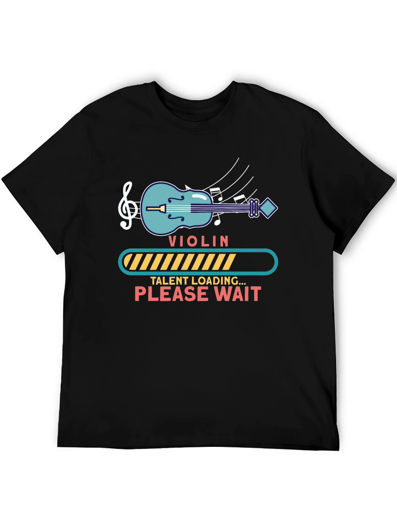 Violin Talent Loading Graphic T-Shirt - Musician Gift