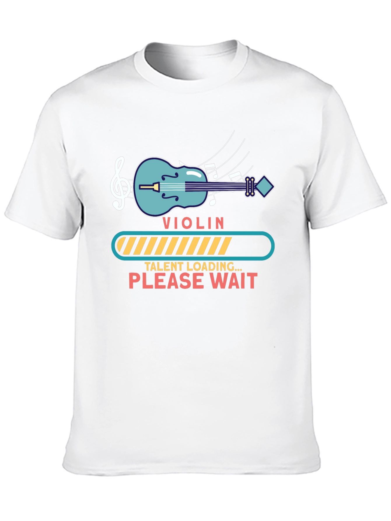 Violin Talent Loading Graphic T-Shirt - Musician Gift