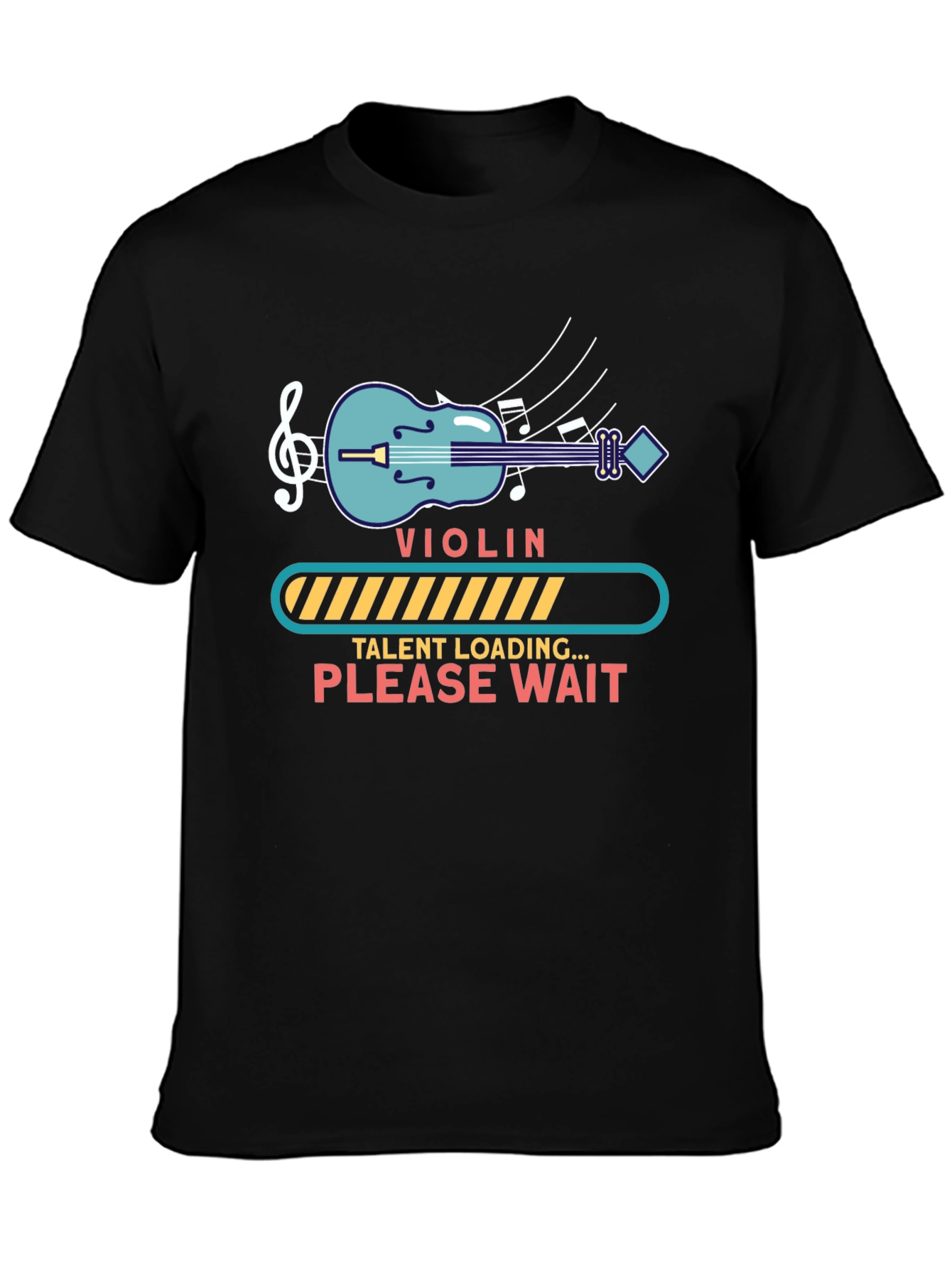 Violin Talent Loading Graphic T-Shirt - Musician Gift