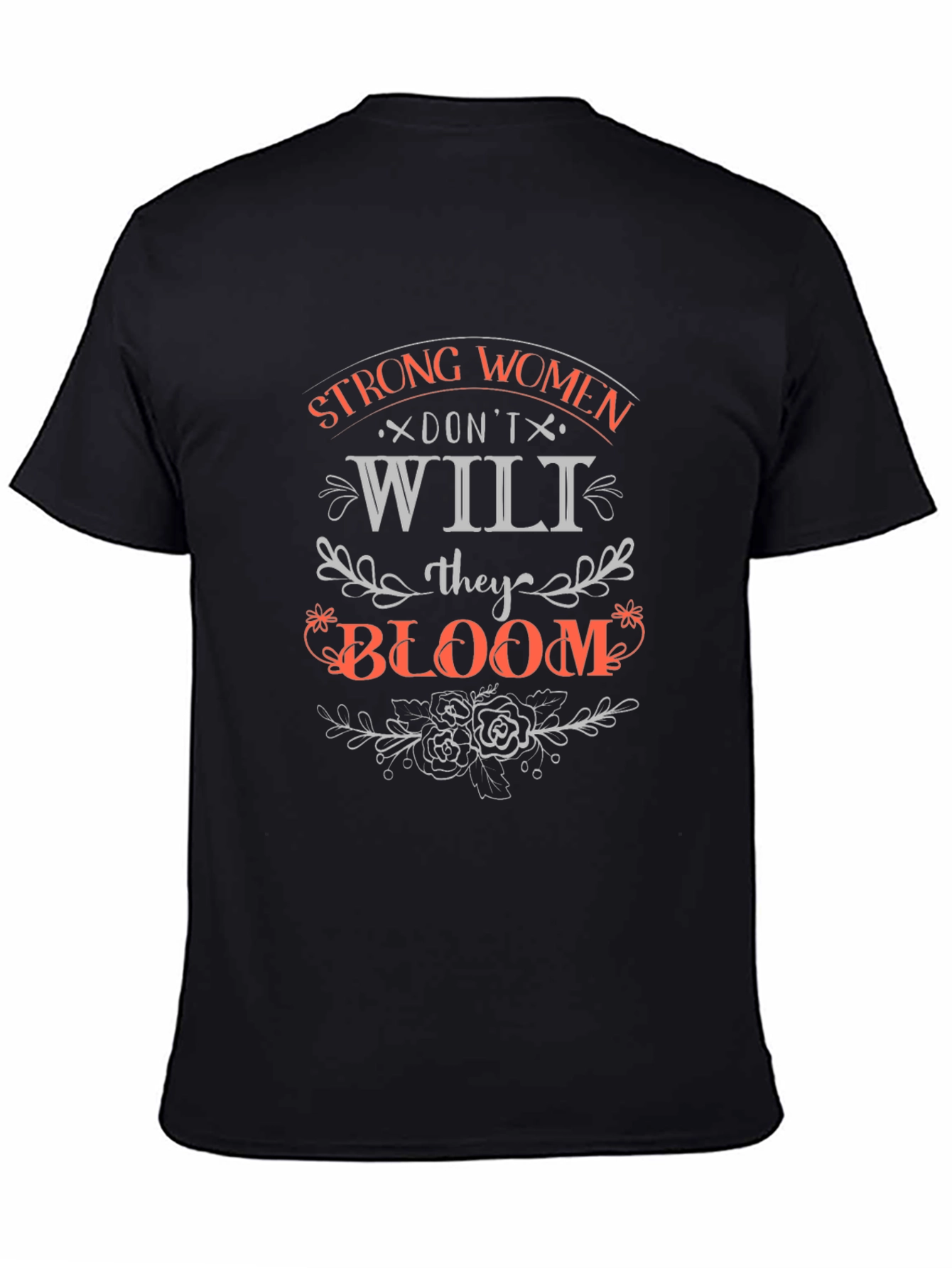 Strong Women Bloom Graphic T-Shirt