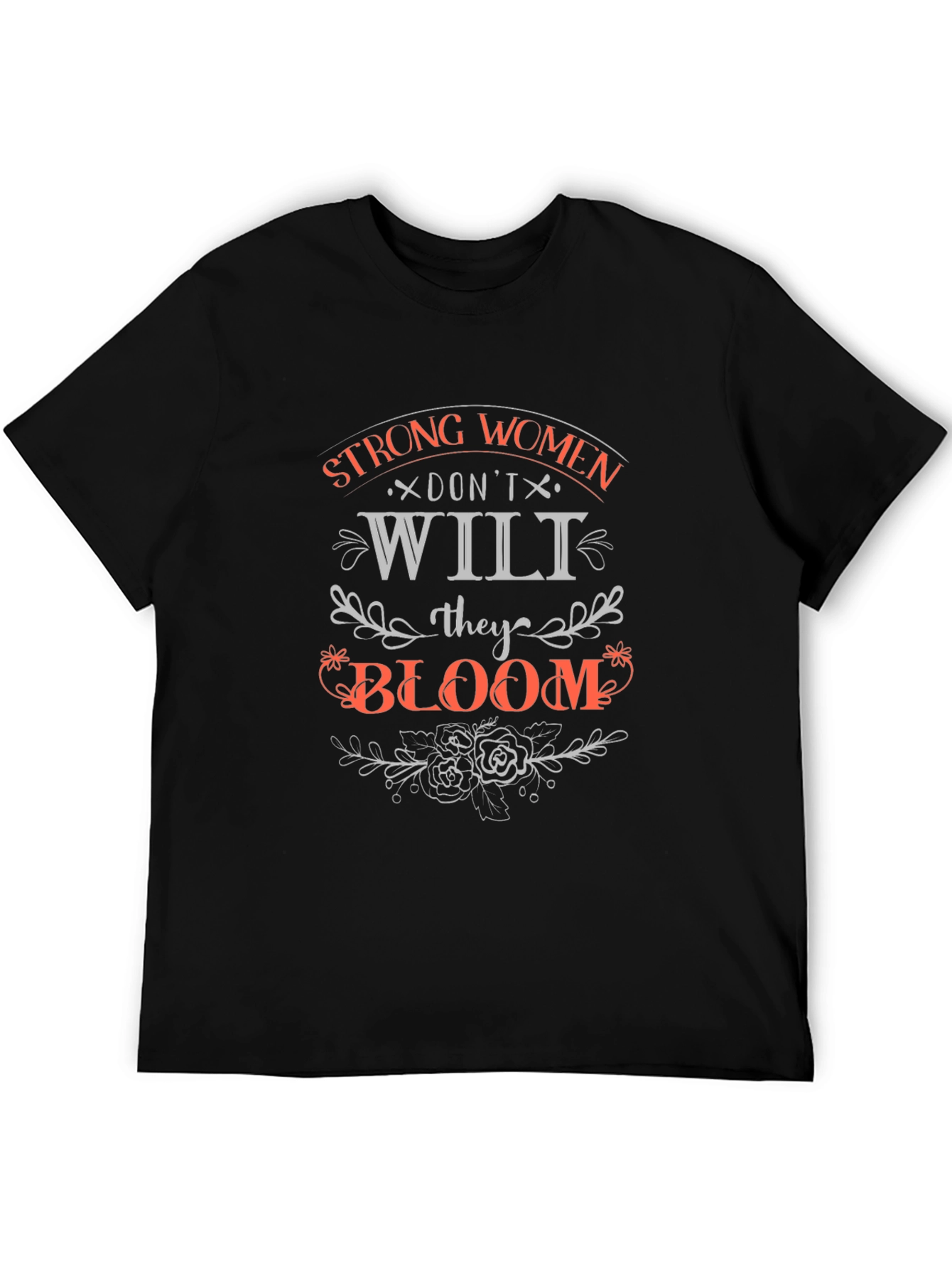 Strong Women Bloom Graphic T-Shirt