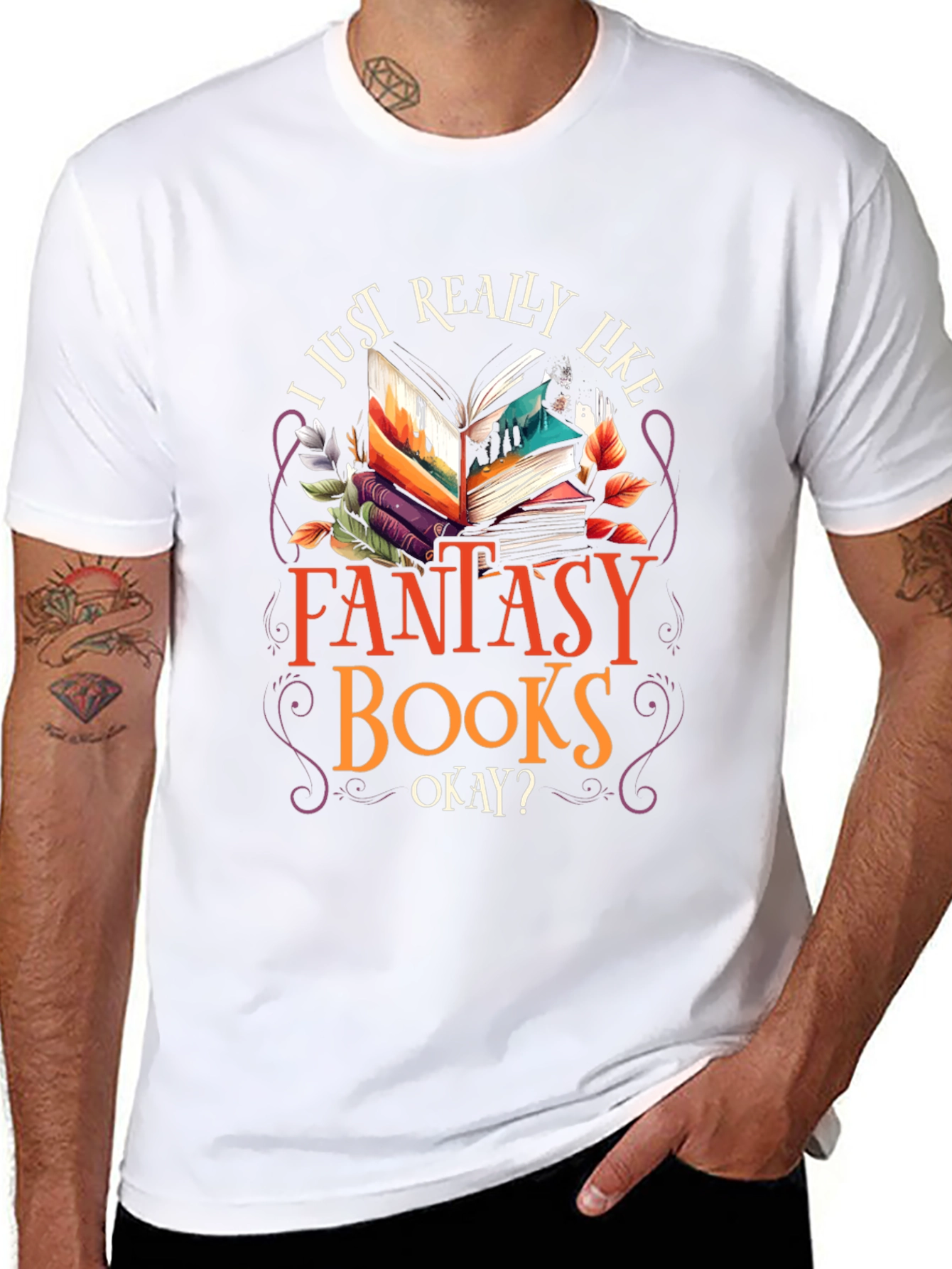 Fantasy Books Lover T-Shirt