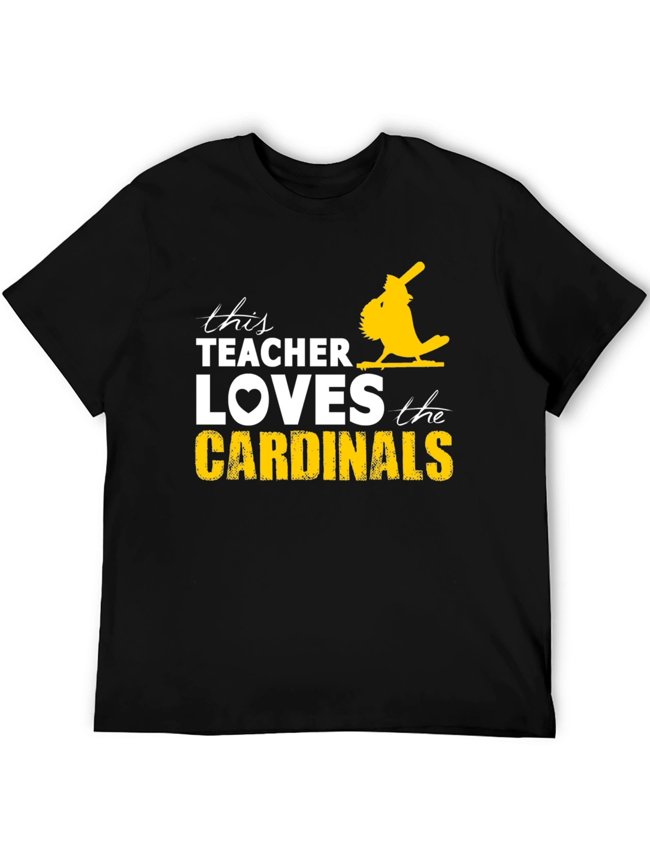 Teacher Loves Cardinals T-Shirt