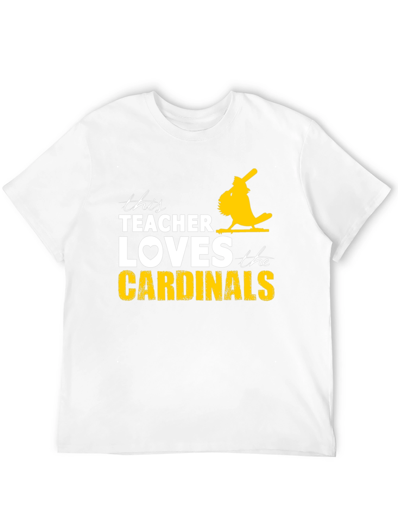 Teacher Loves Cardinals T-Shirt
