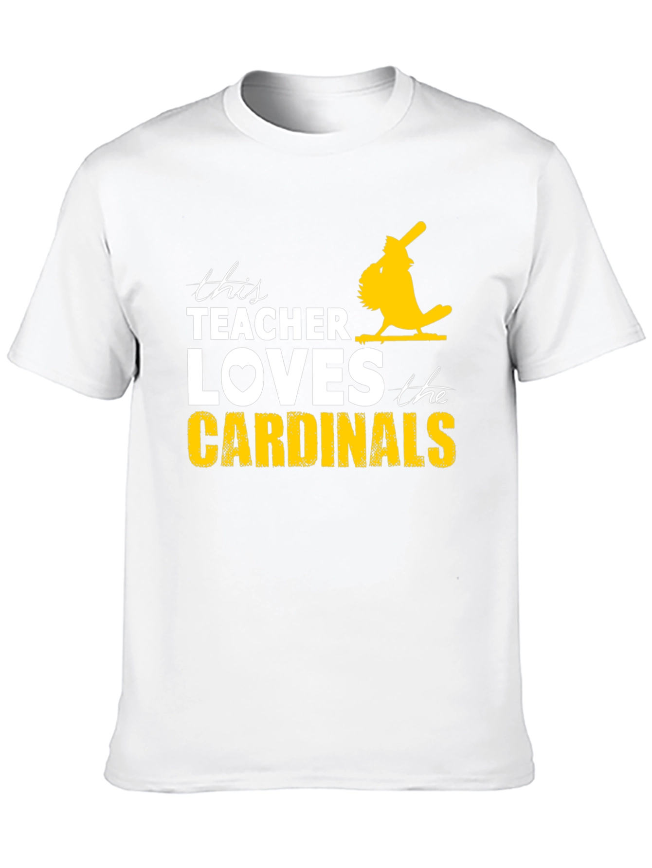 Teacher Loves Cardinals T-Shirt