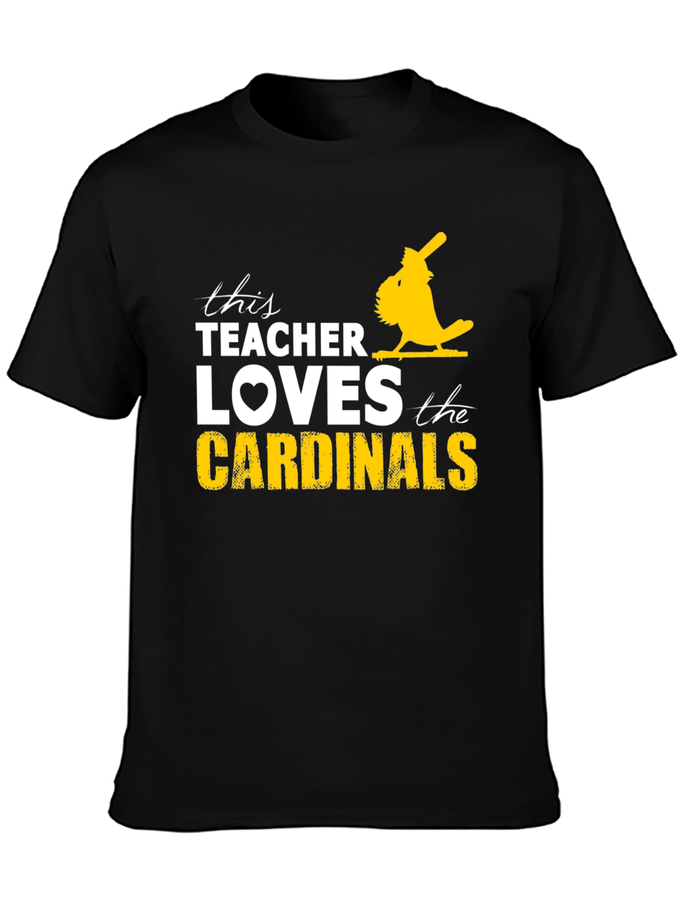 Teacher Loves Cardinals T-Shirt