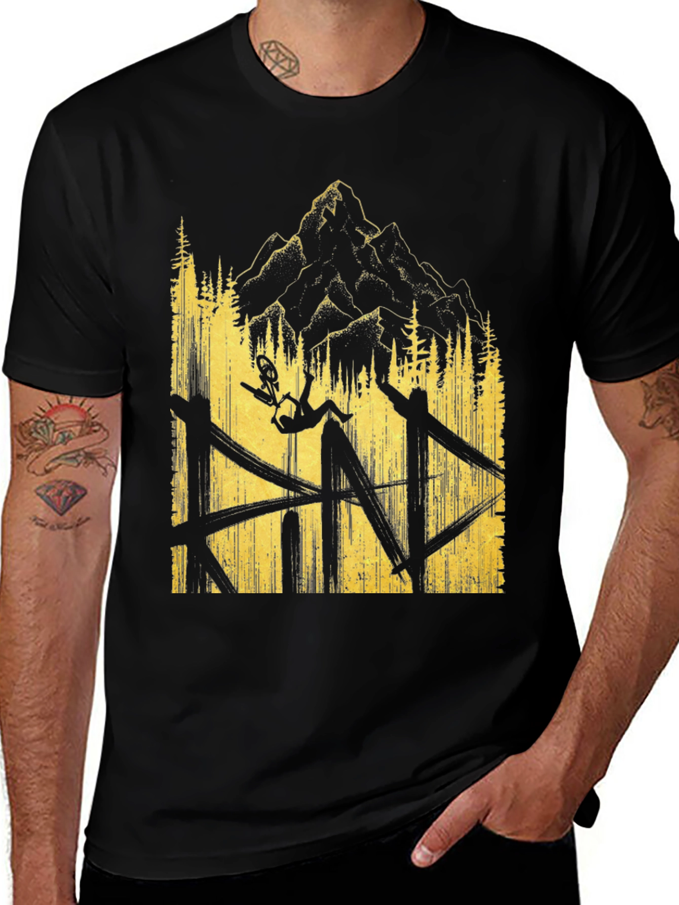 Mountain Biking T-Shirt - Adventure Ready