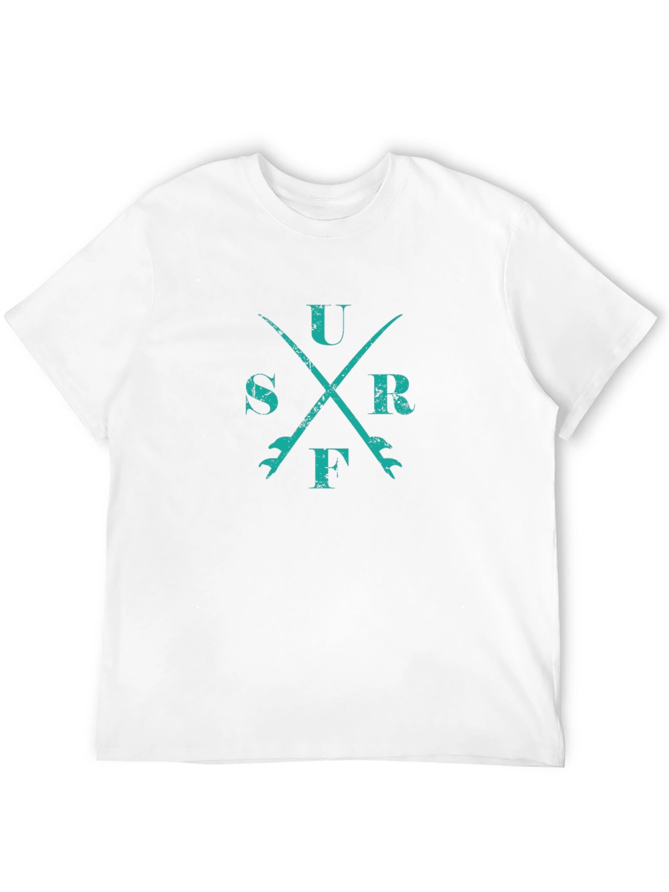 Surfboard Cross T-Shirt - Black