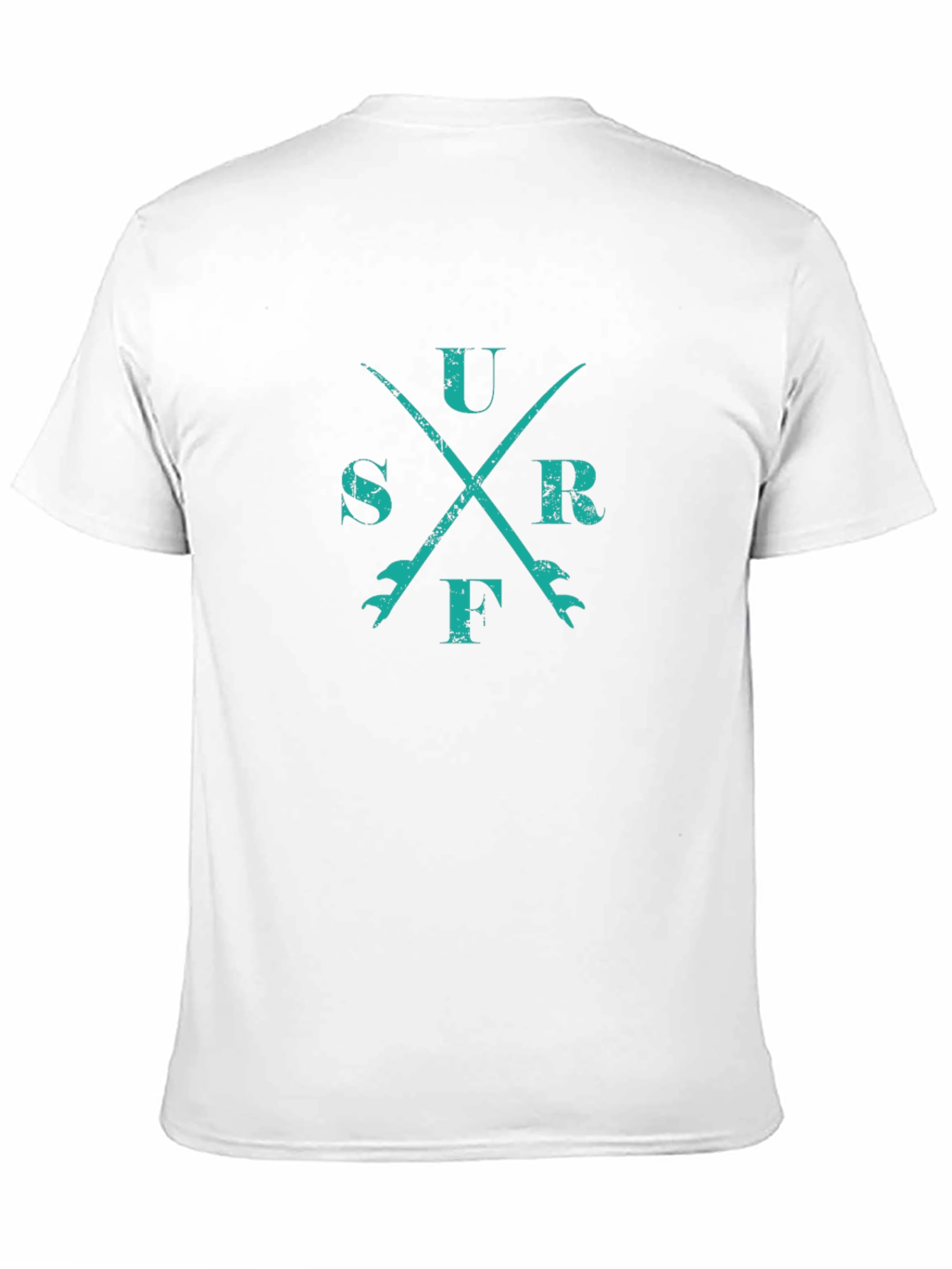 Surfboard Cross T-Shirt - Black