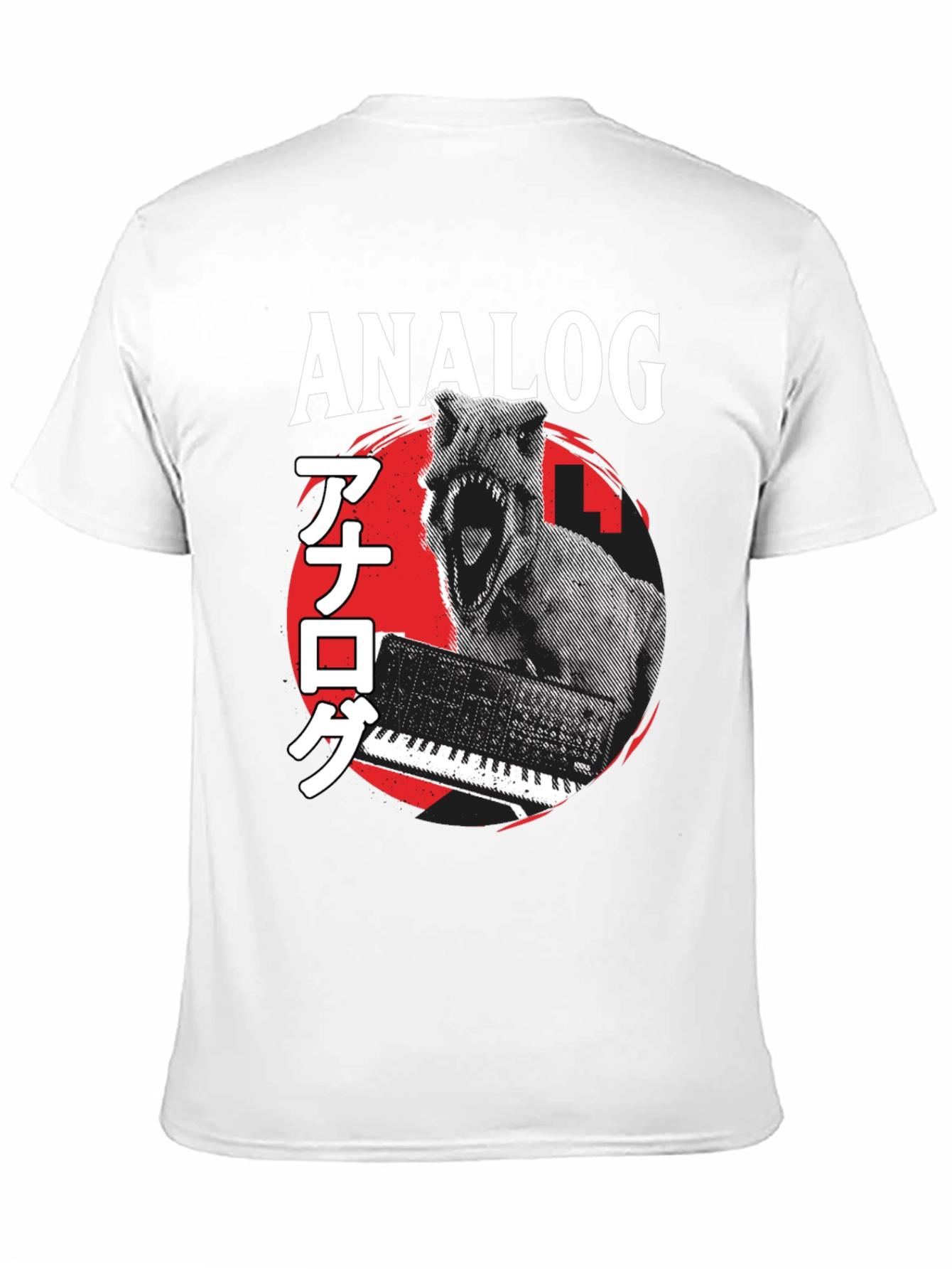Analog Synth Dinosaur T-Shirt - Music Producer Tee
