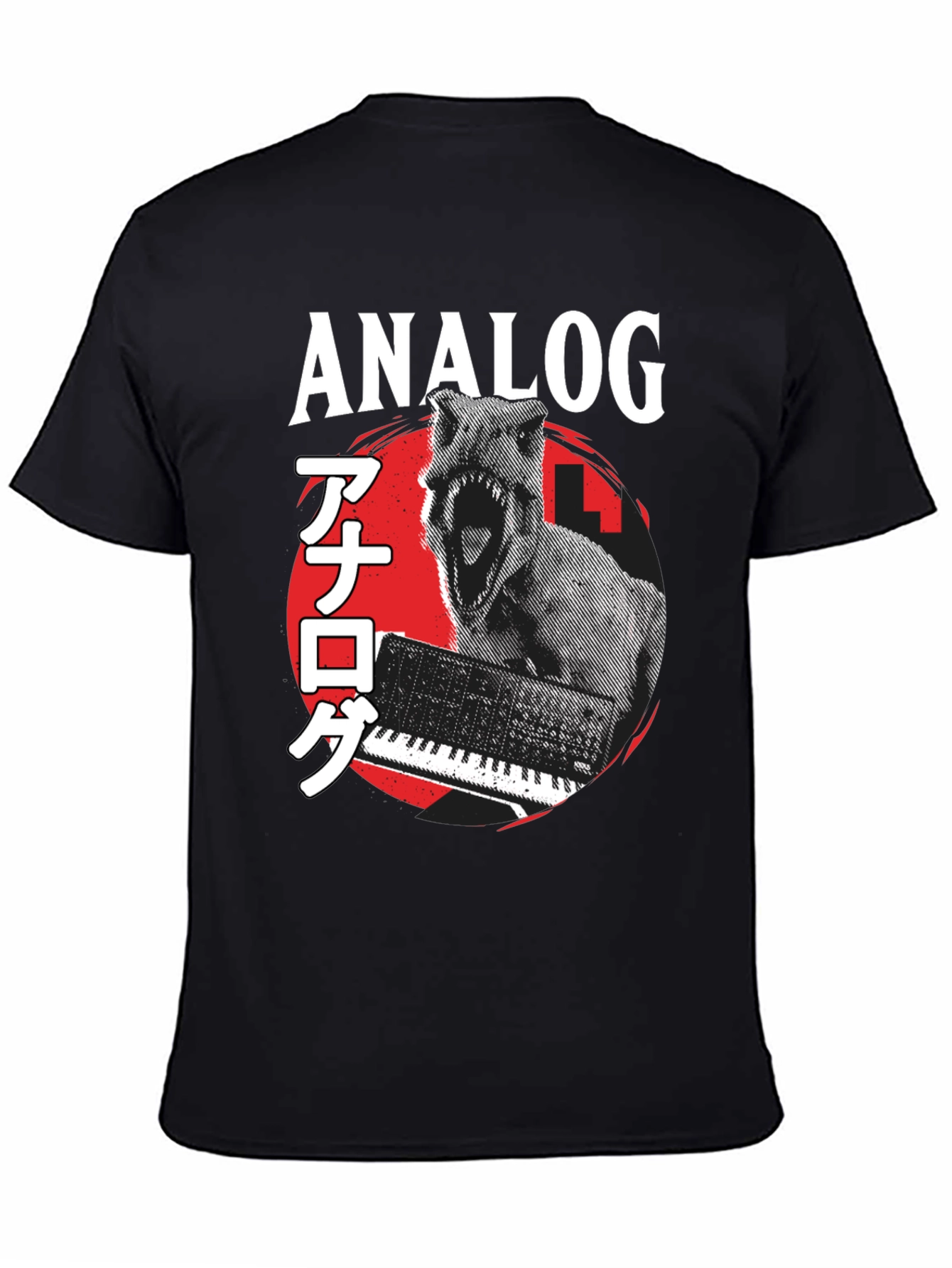 Analog Synth Dinosaur T-Shirt - Music Producer Tee