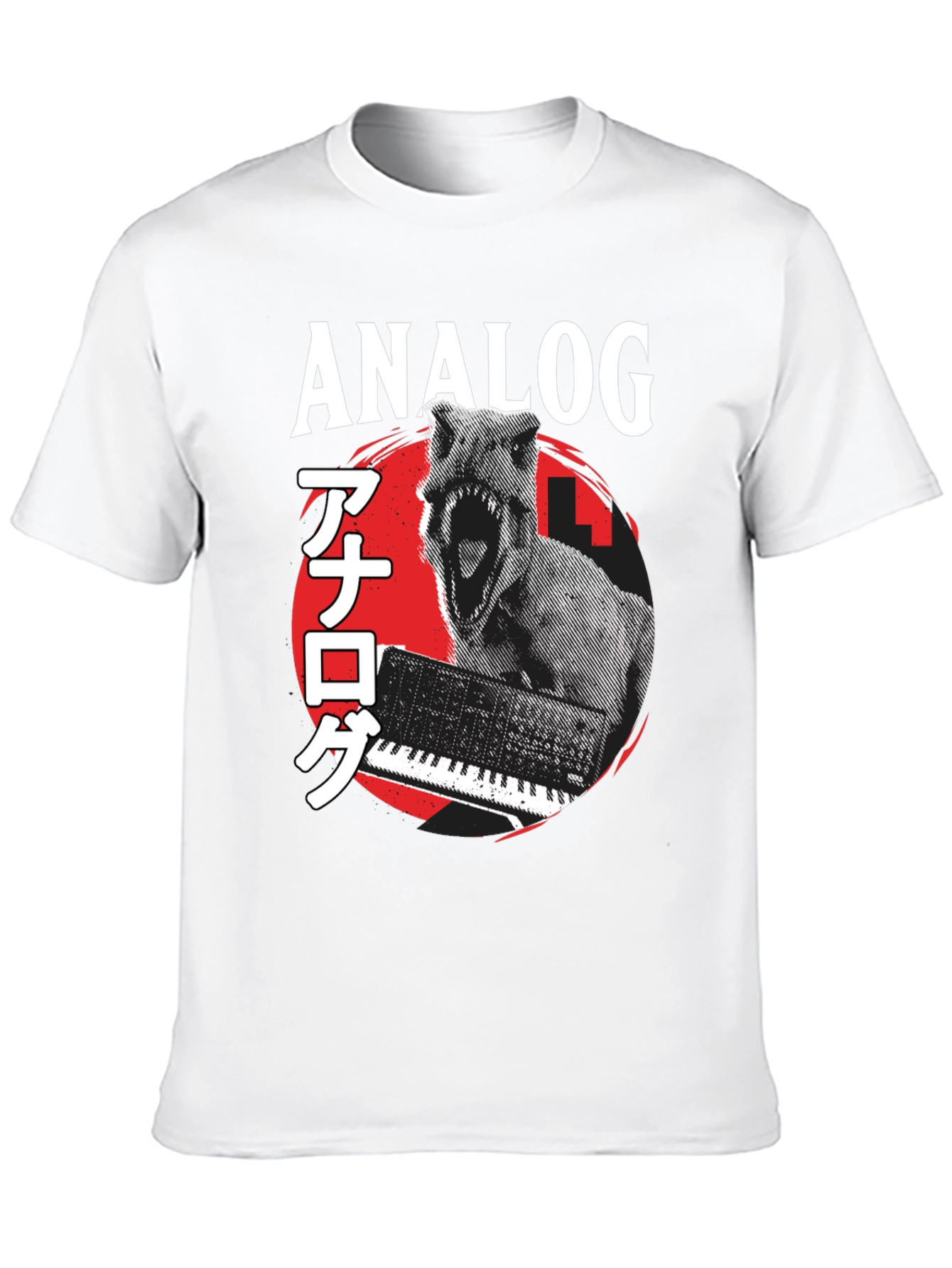 Analog Synth Dinosaur T-Shirt - Music Producer Tee