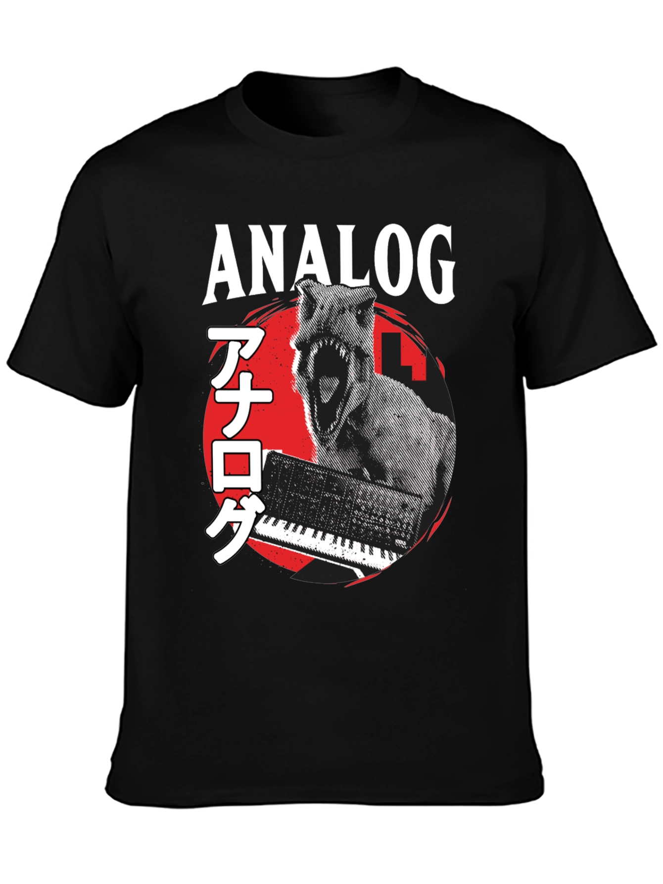 Analog Synth Dinosaur T-Shirt - Music Producer Tee