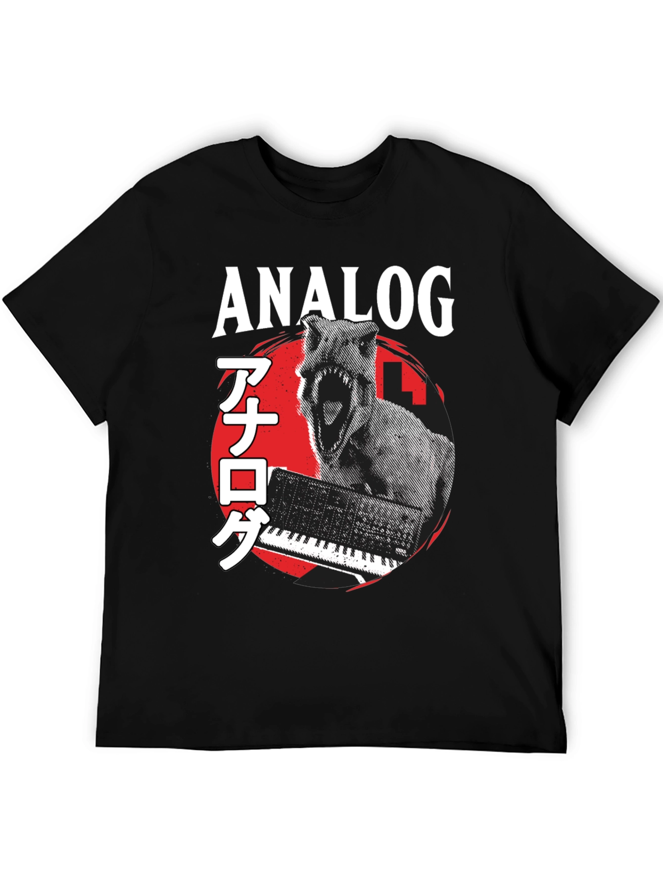 Analog Synth Dinosaur T-Shirt - Music Producer Tee