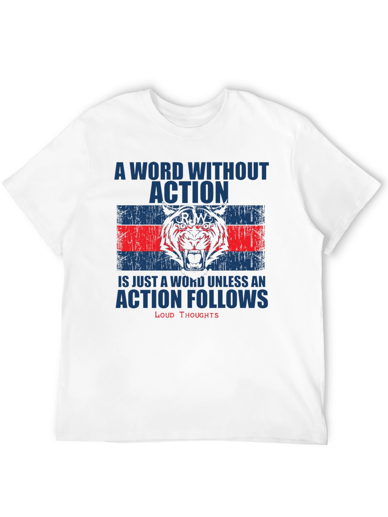 Motivational Action T-Shirt: Loud Thoughts
