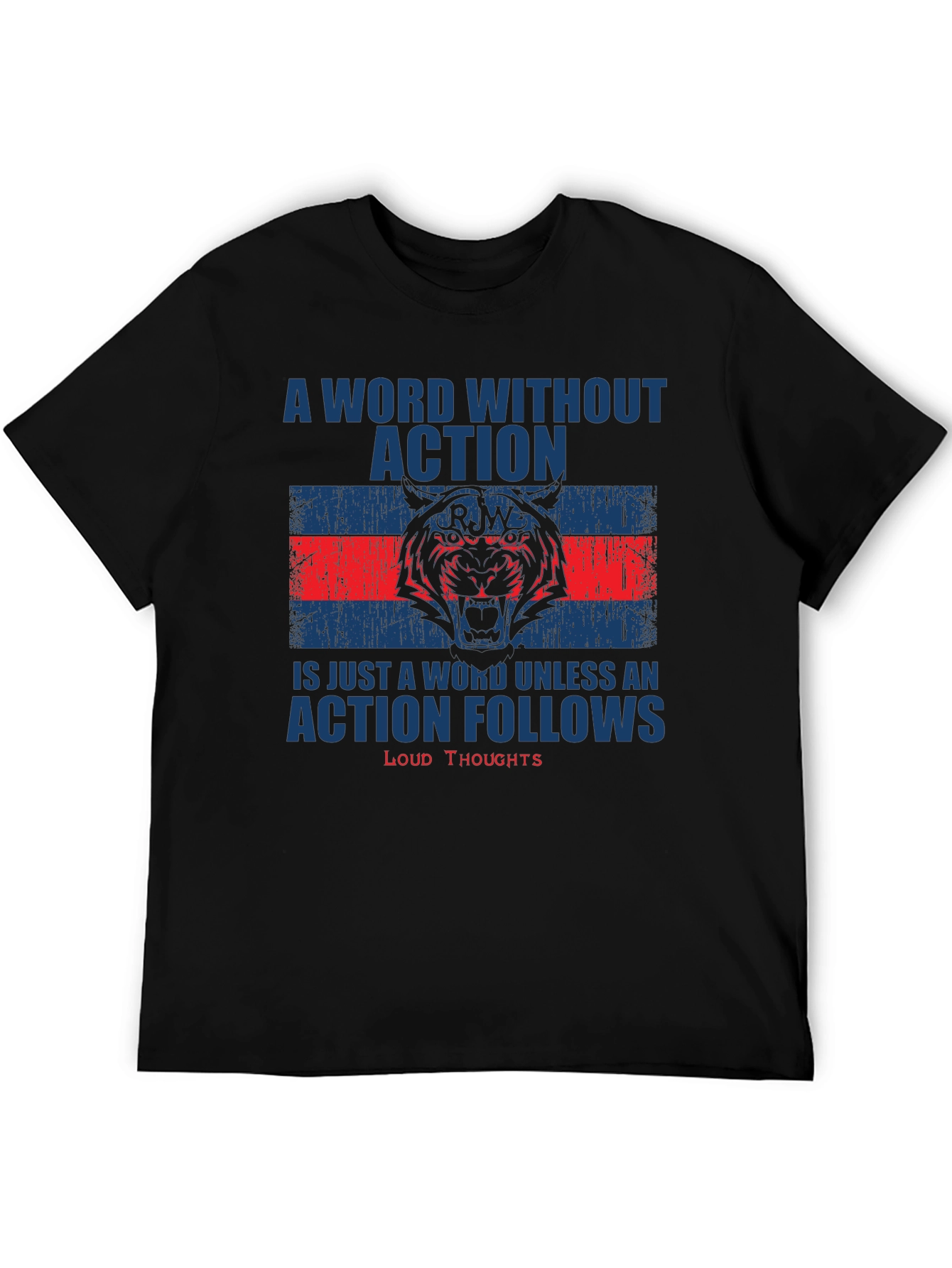 Motivational Action T-Shirt: Loud Thoughts