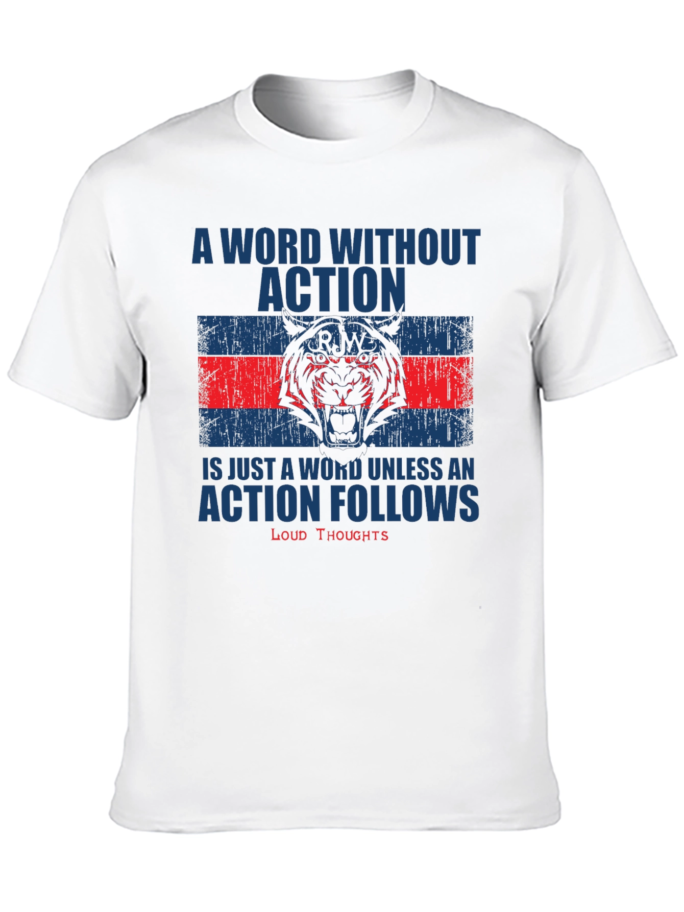 Motivational Action T-Shirt: Loud Thoughts