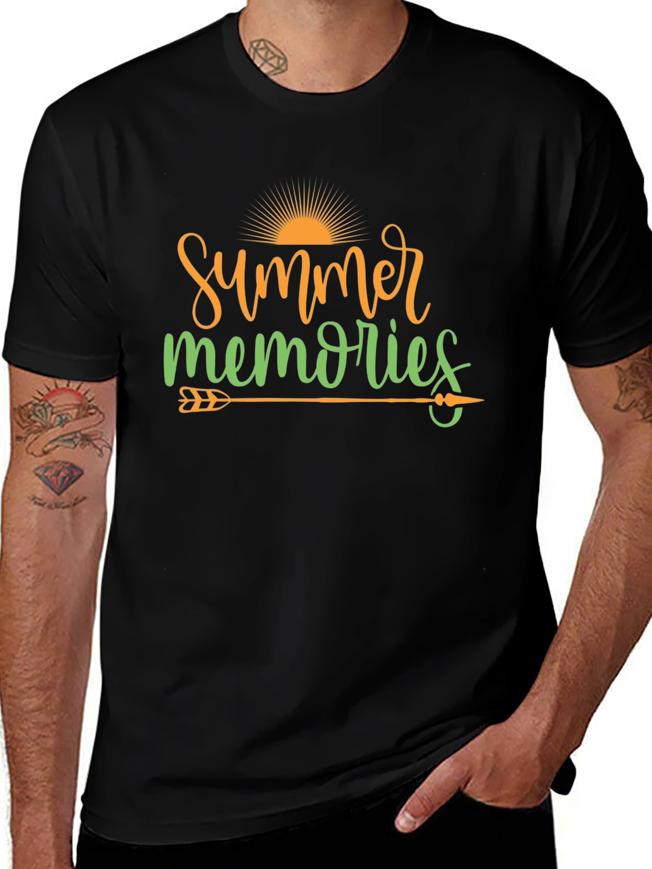 Summer Memories Graphic Tee - Trendy Casual Shirt