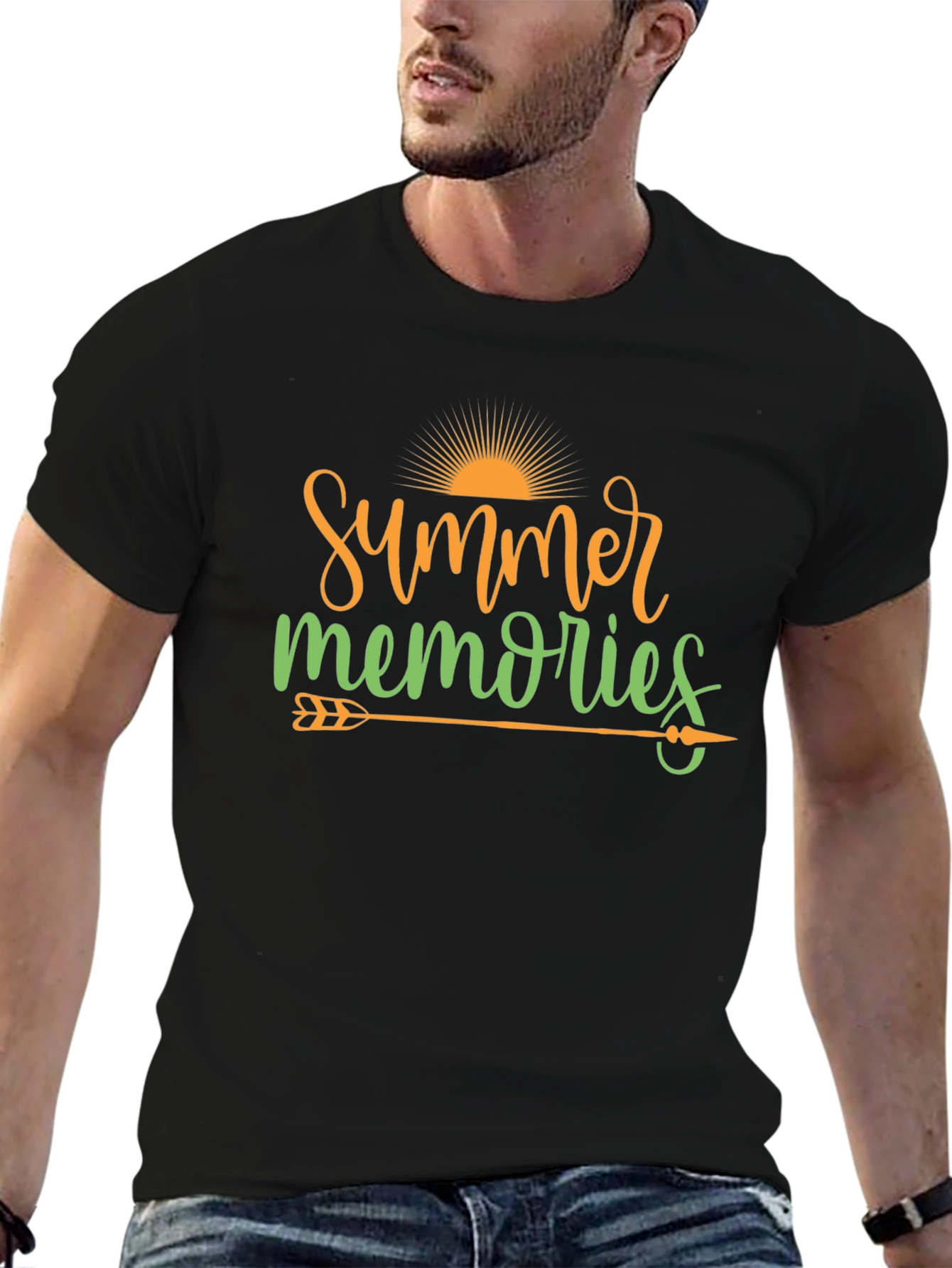 Summer Memories Graphic Tee - Trendy Casual Shirt