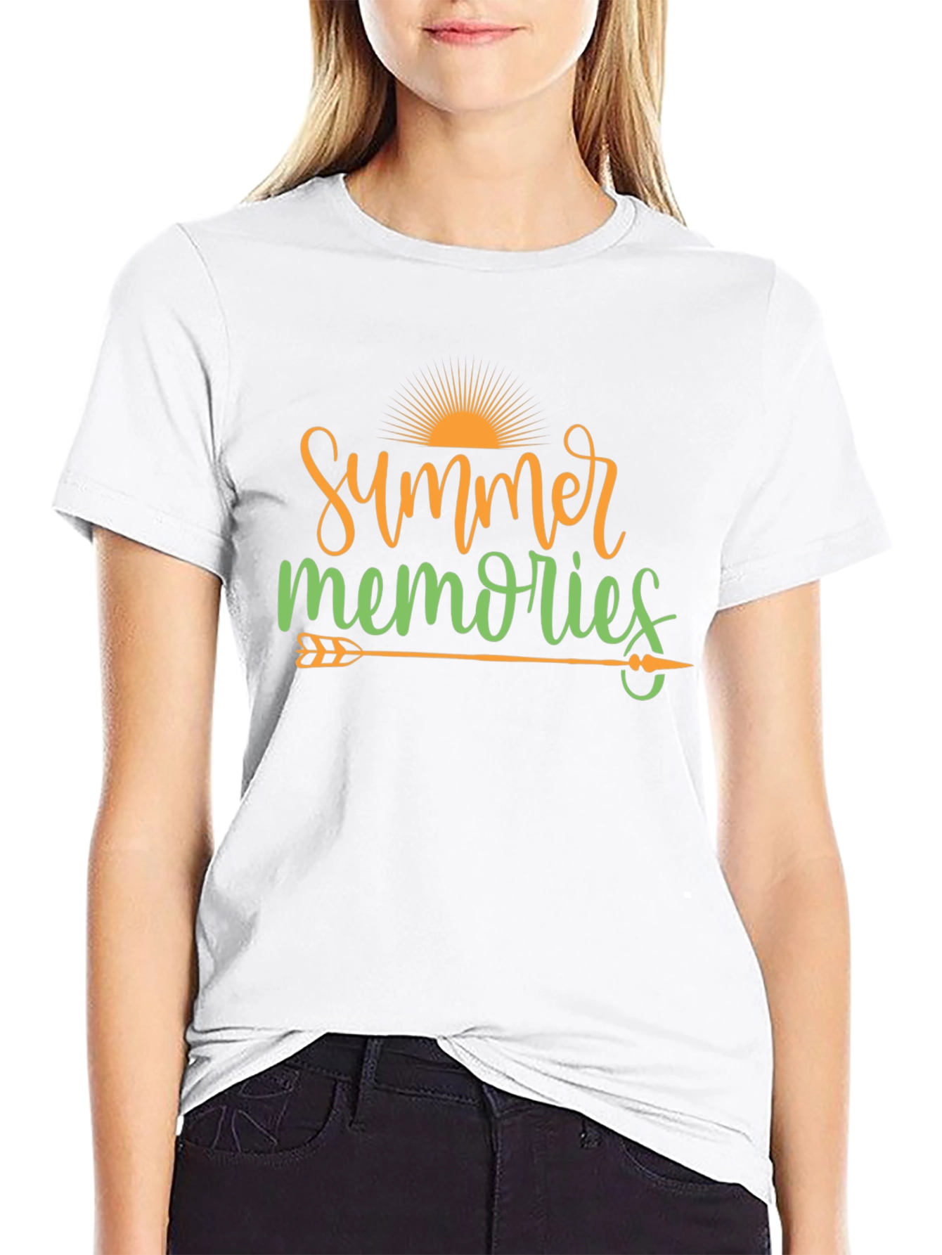 Summer Memories Graphic Tee - Trendy Casual Shirt
