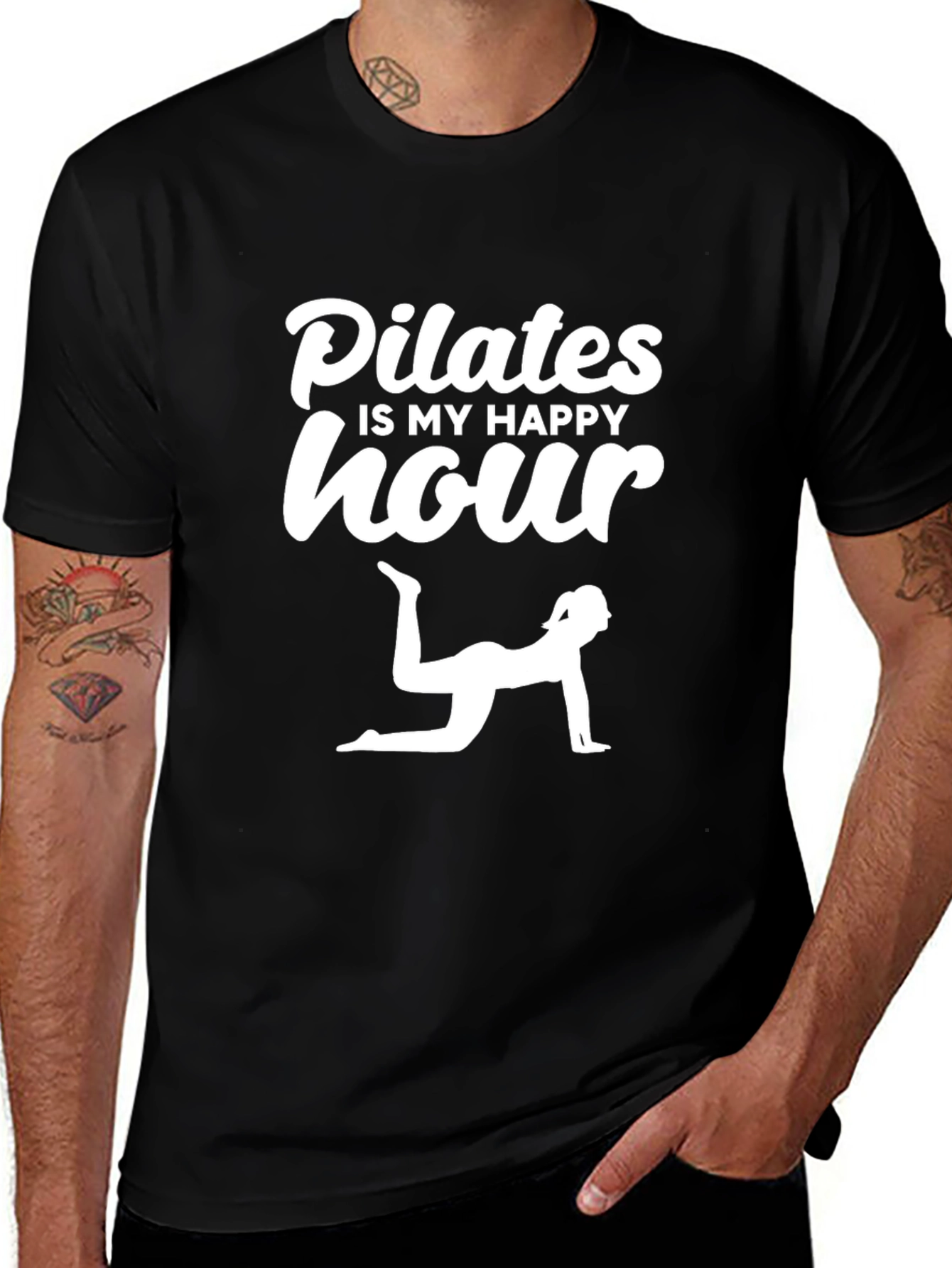 Pilates is My Happy Hour Graphic Tee