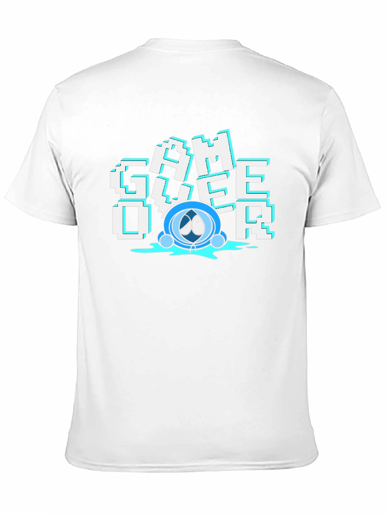 Game Over T-Shirt - Pixelated Design Soft Cotton