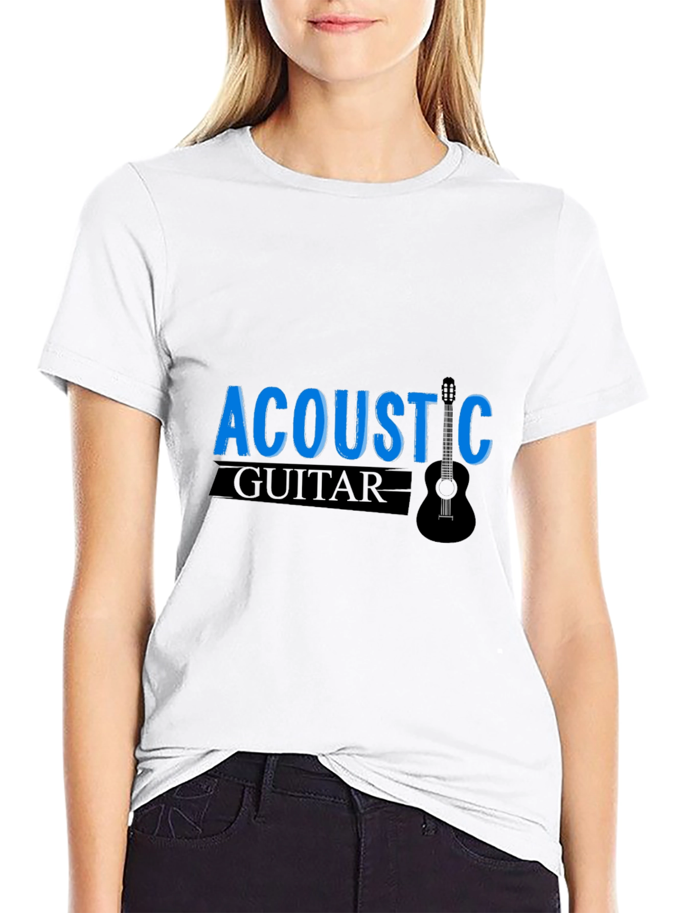 Acoustic Guitar Graphic T-Shirt