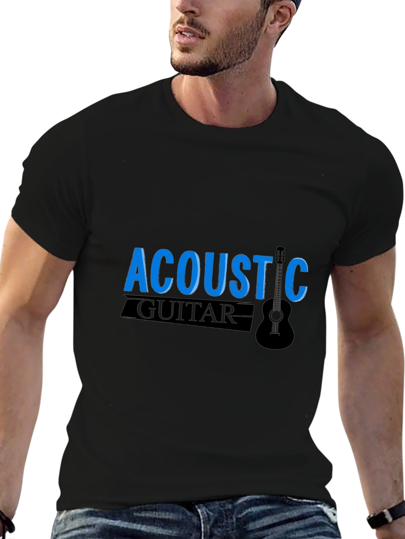 Acoustic Guitar Graphic T-Shirt