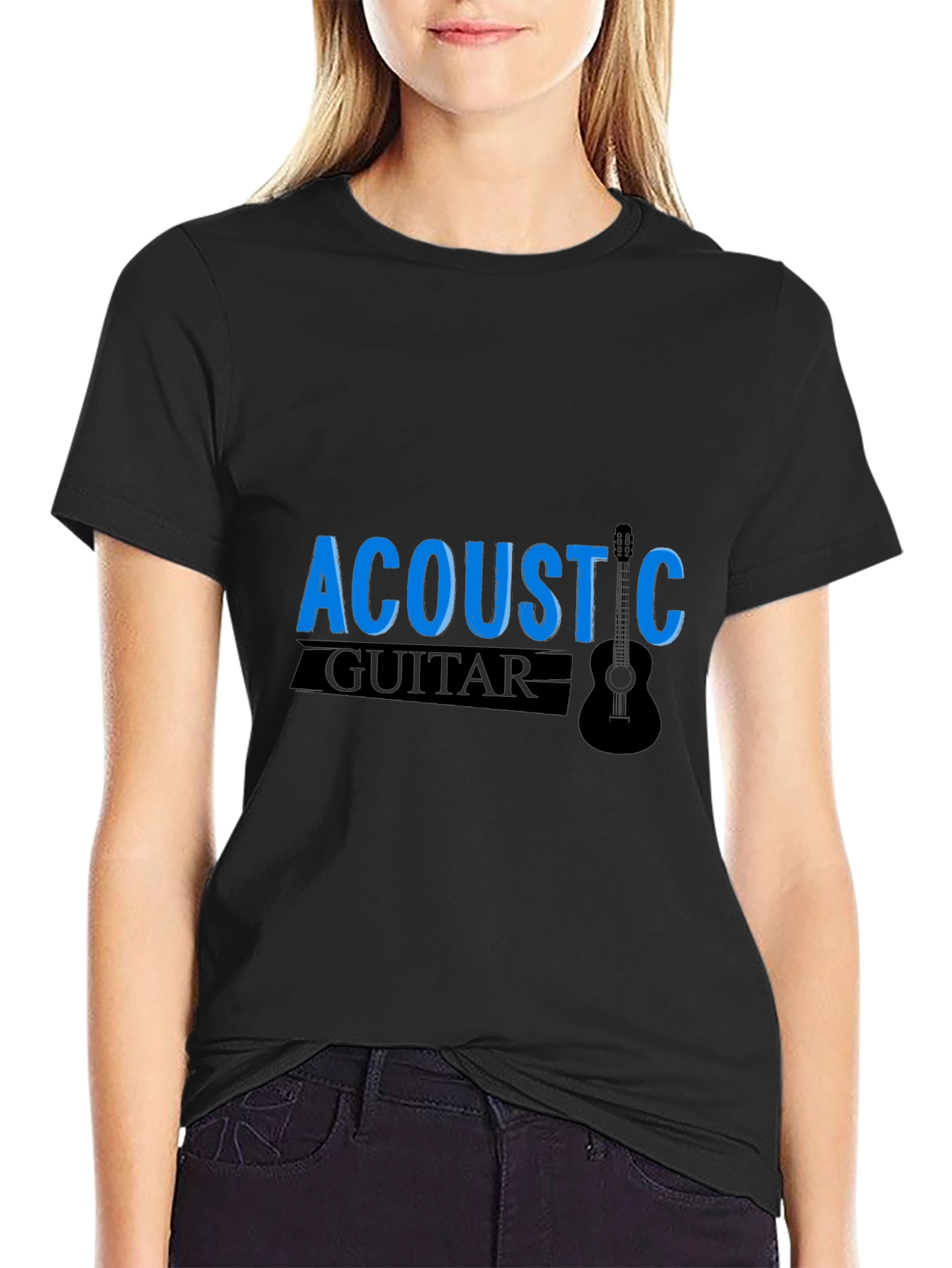 Acoustic Guitar Graphic T-Shirt