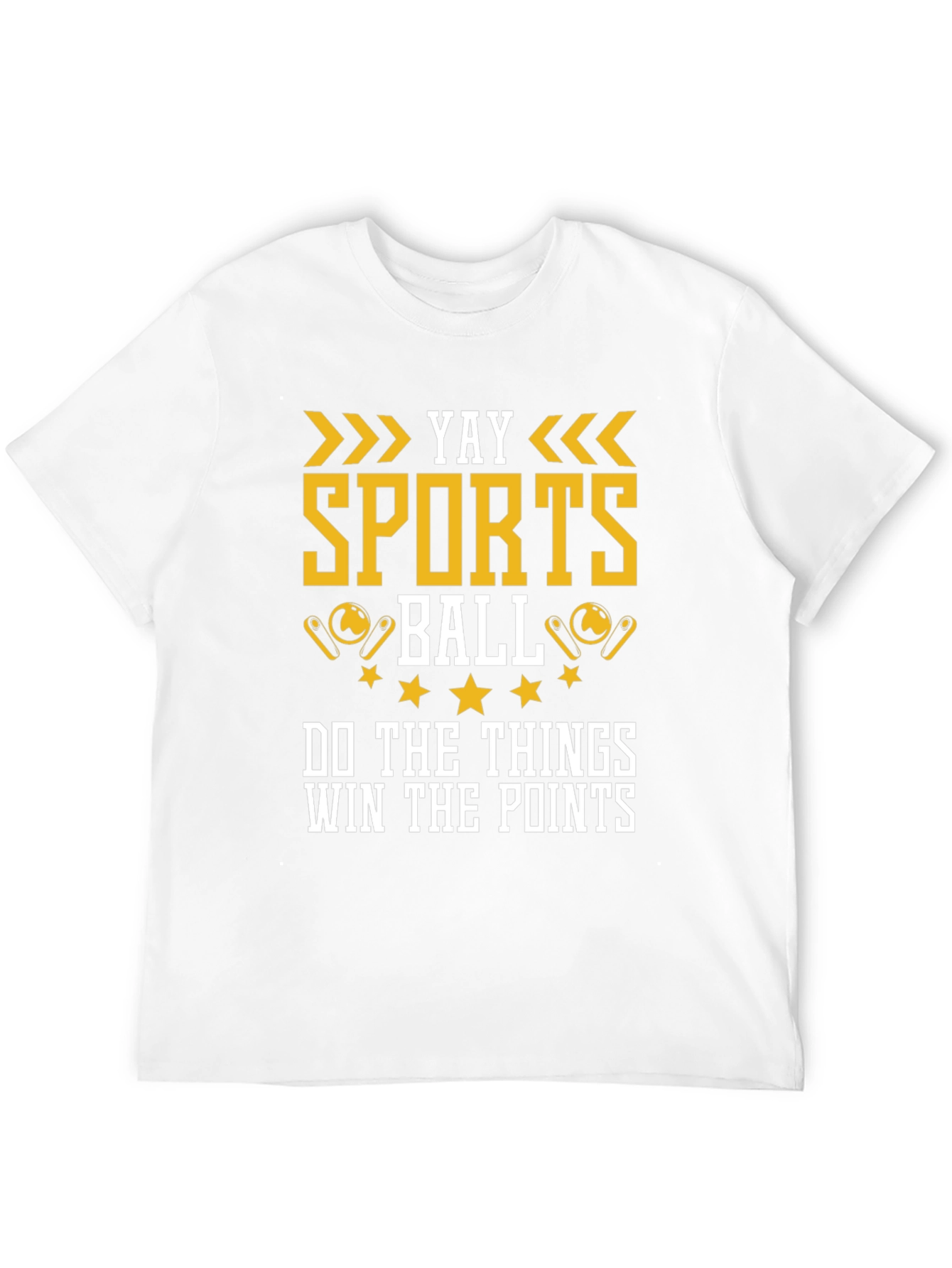 Yay Sports Ball Graphic T-Shirt