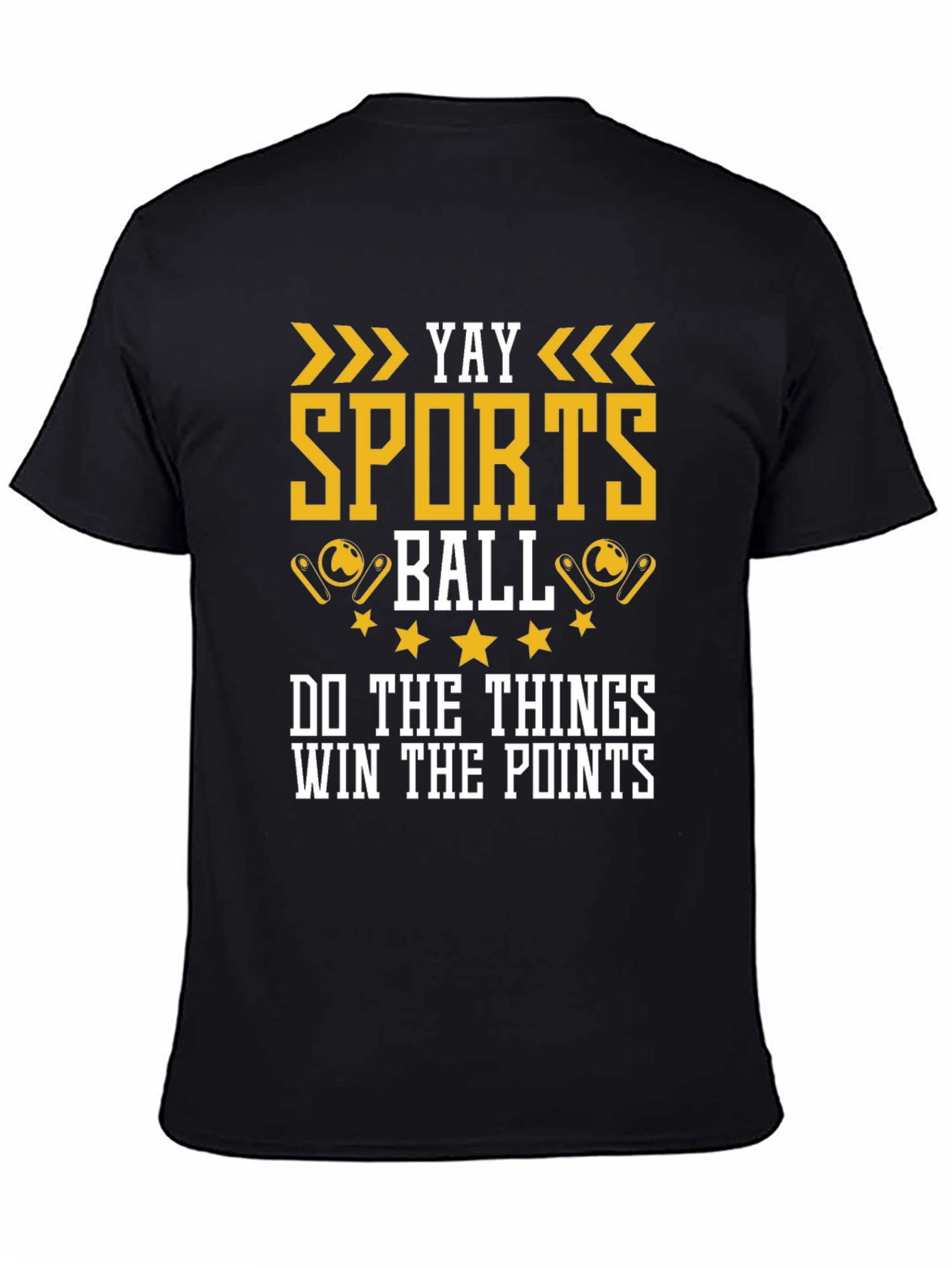 Yay Sports Ball Graphic T-Shirt
