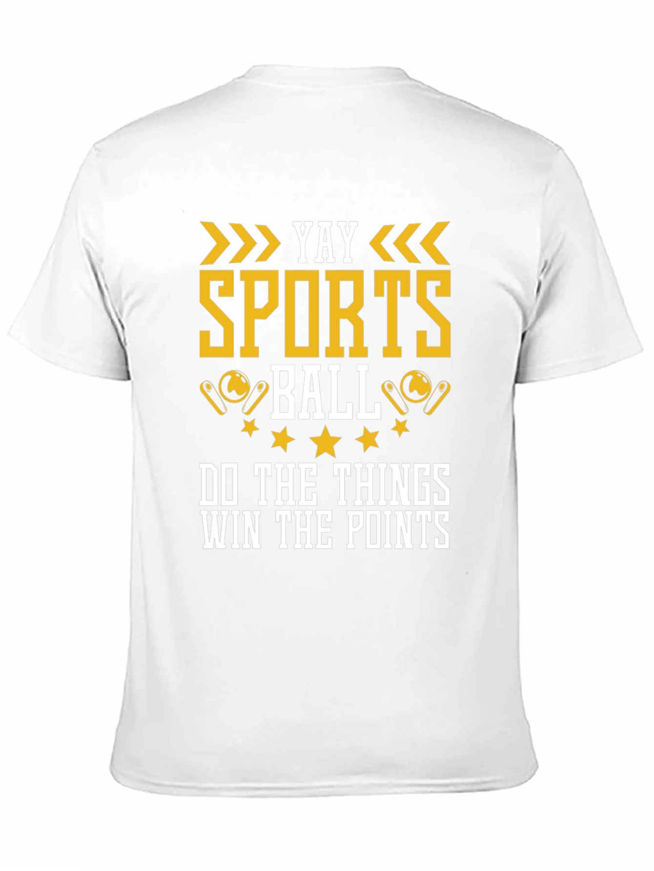 Yay Sports Ball Graphic T-Shirt