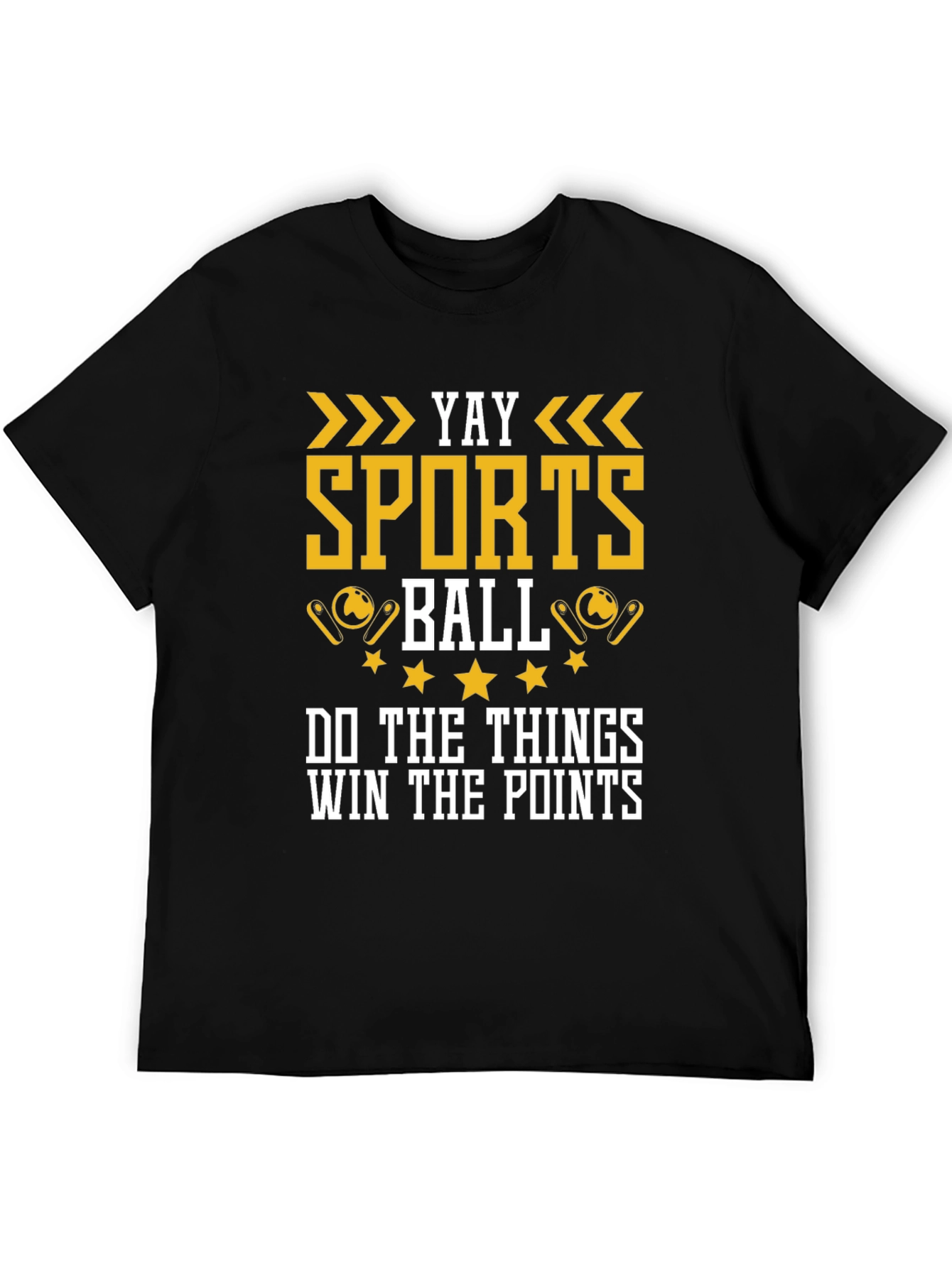 Yay Sports Ball Graphic T-Shirt