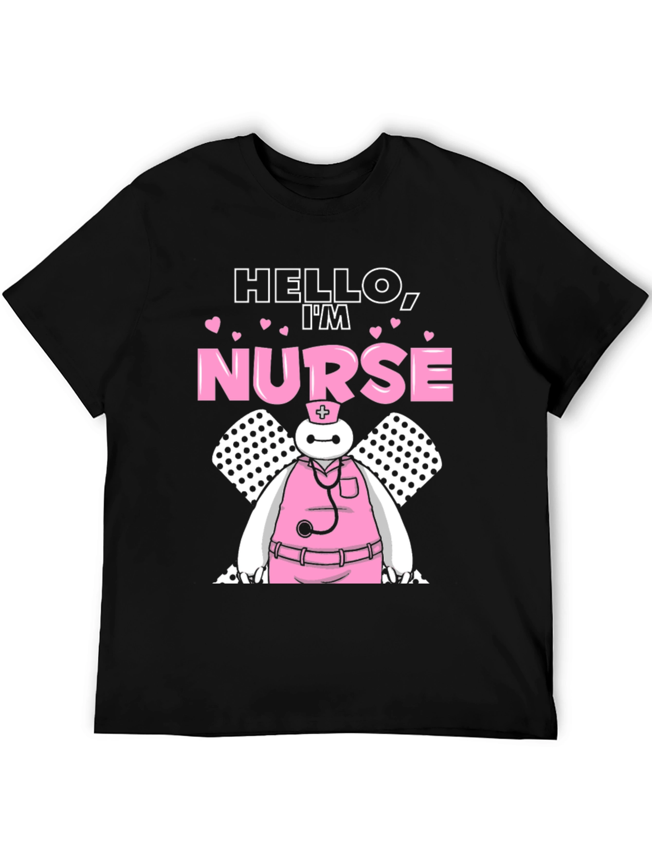 Hello Im Nurse Funny Cartoon T-Shirt