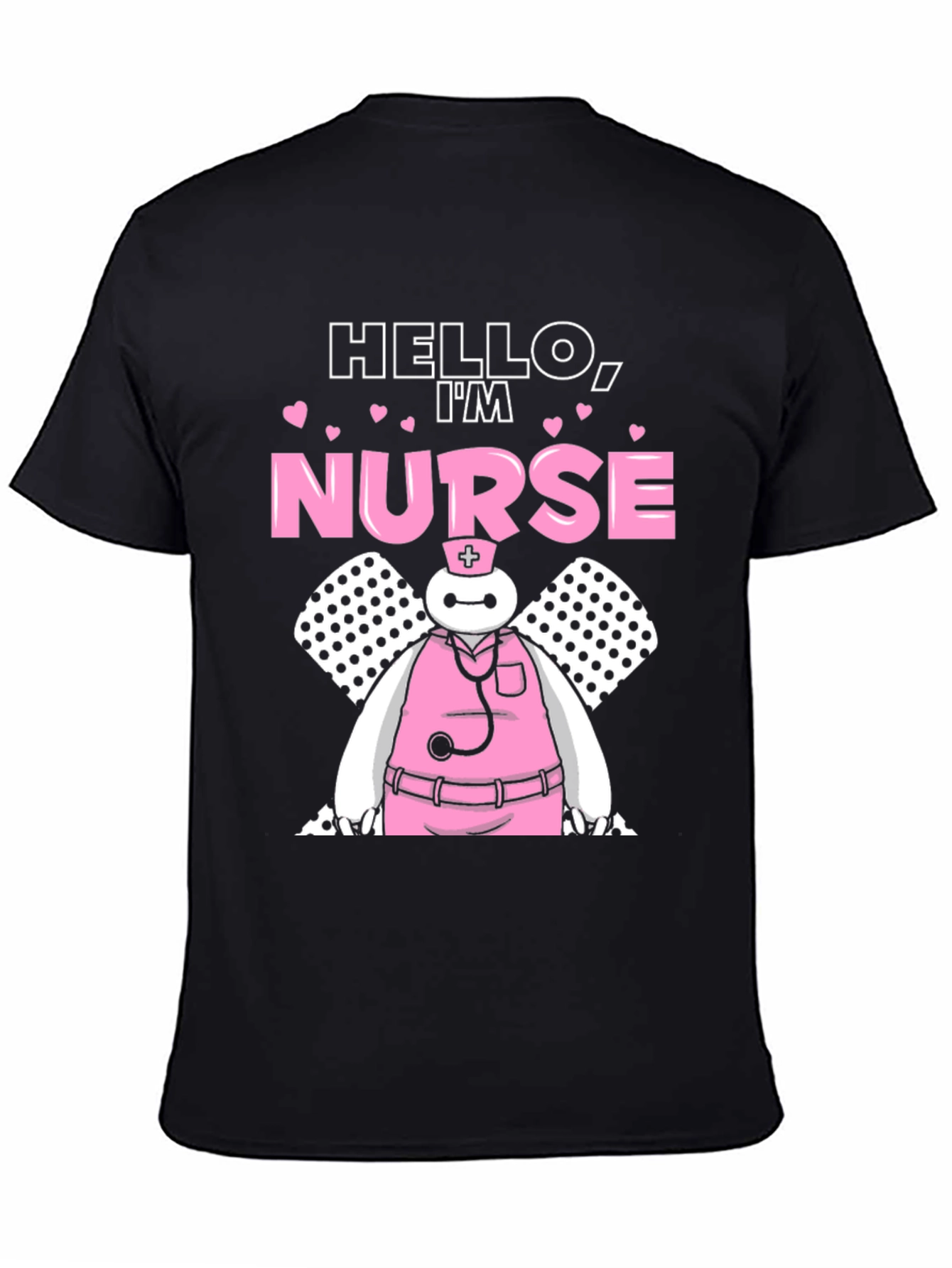 Hello Im Nurse Funny Cartoon T-Shirt