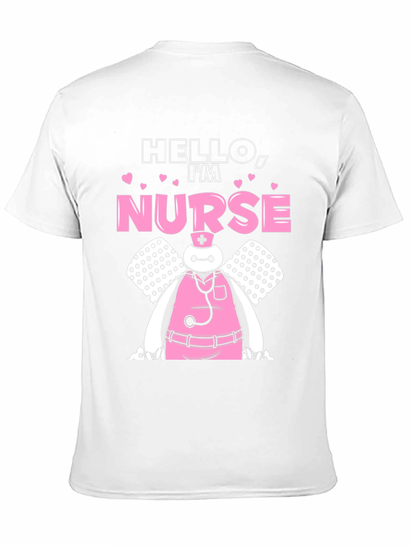 Hello Im Nurse Funny Cartoon T-Shirt