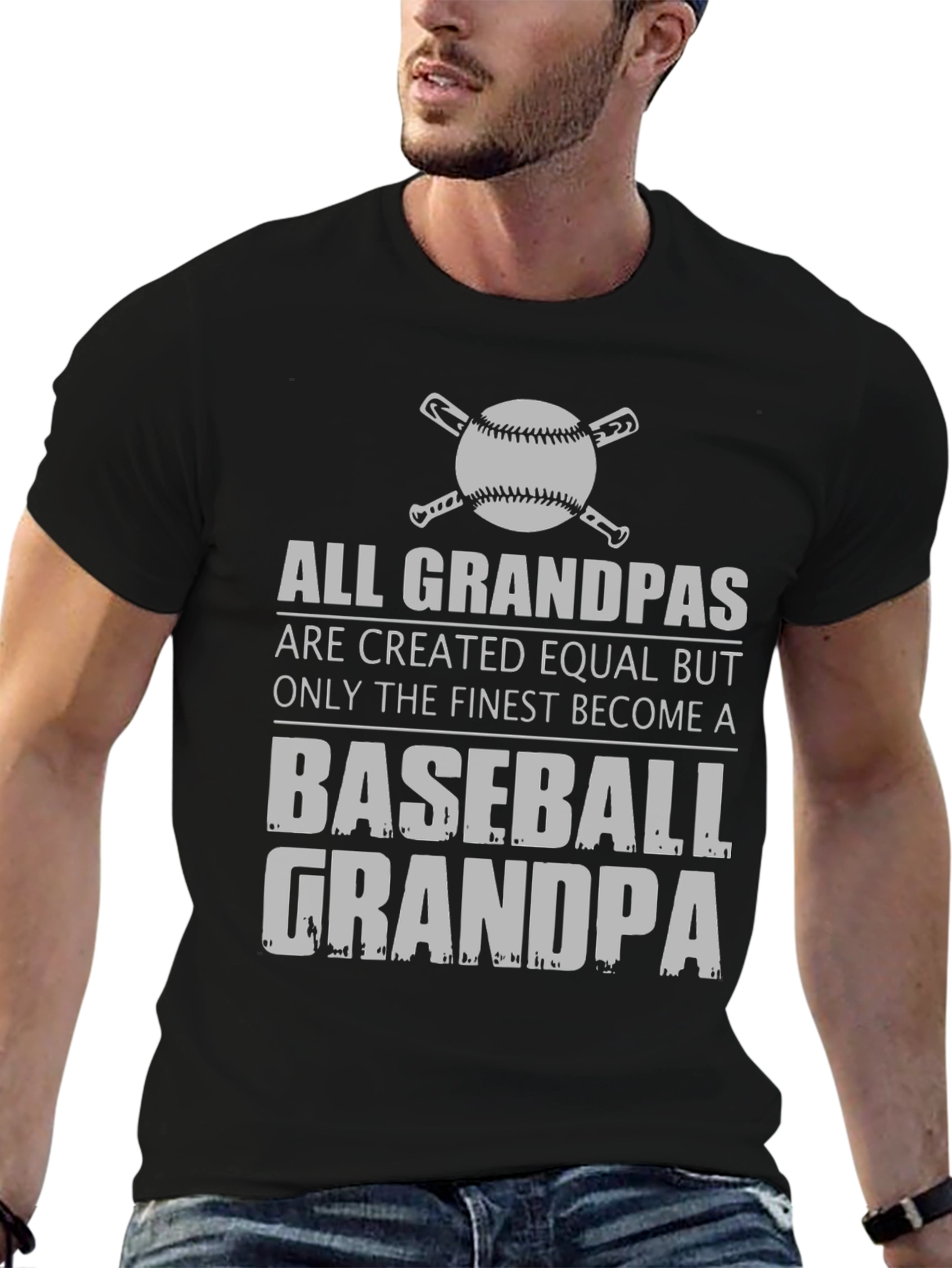 Baseball Grandpa T-Shirt - Perfect Gift for Grandpas!