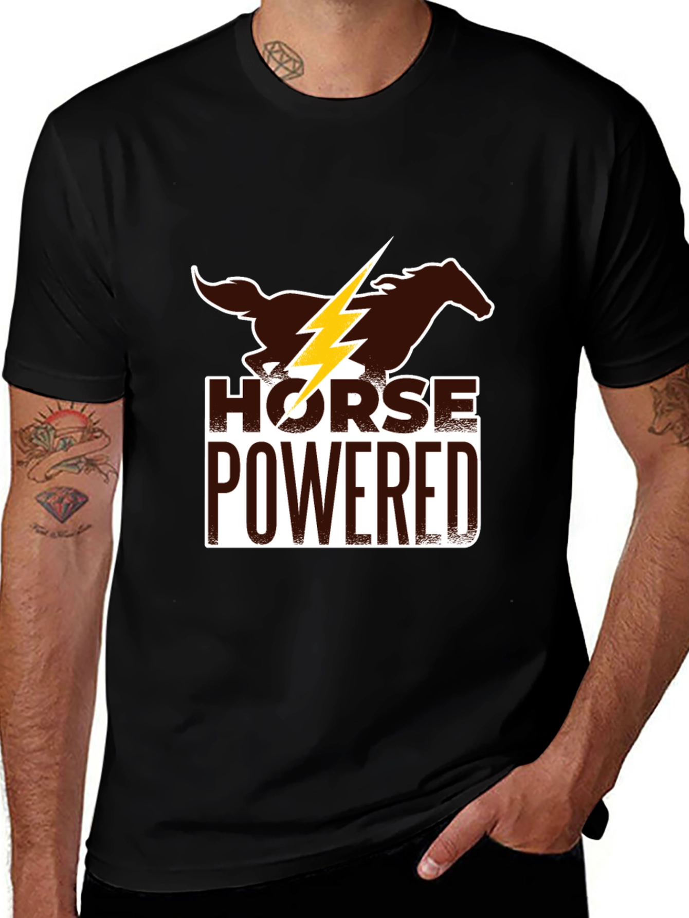 Horse Powered Graphic T-Shirt