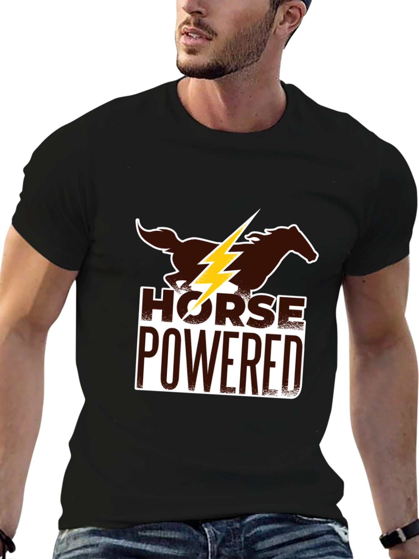 Horse Powered Graphic T-Shirt