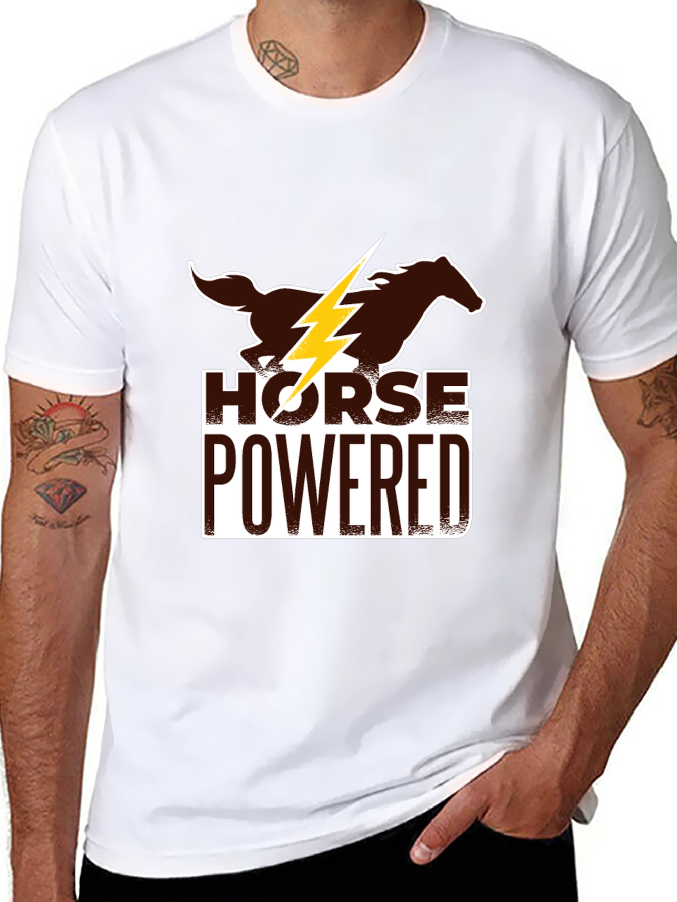 Horse Powered Graphic T-Shirt