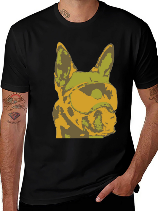 Dog Graphic Tee - Unique Bulldog Design