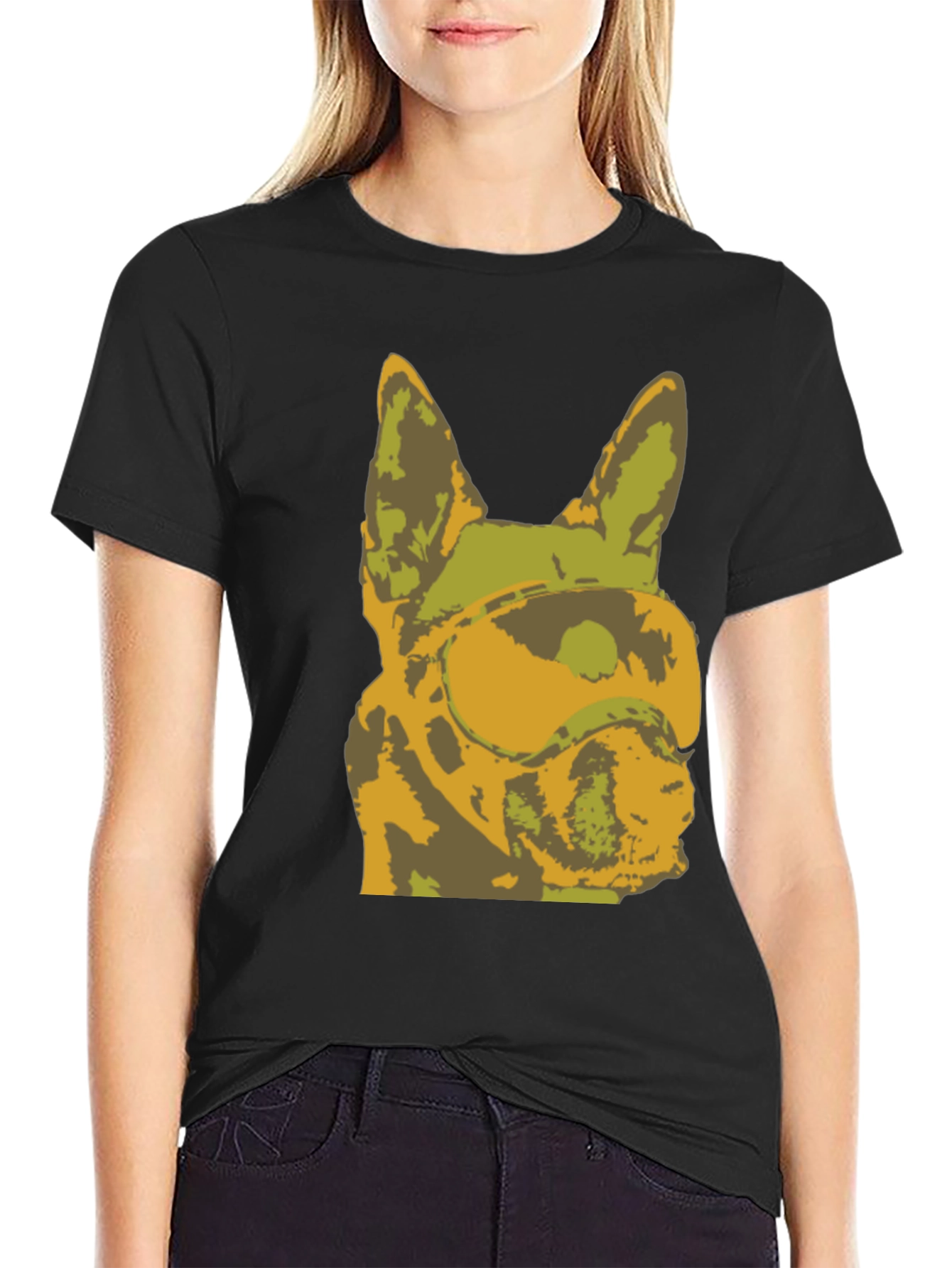 Dog Graphic Tee - Unique Bulldog Design
