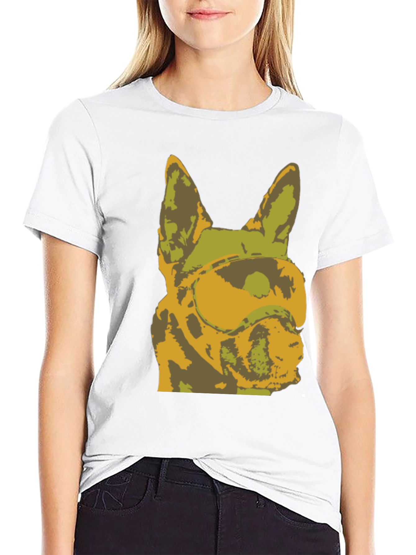 Dog Graphic Tee - Unique Bulldog Design